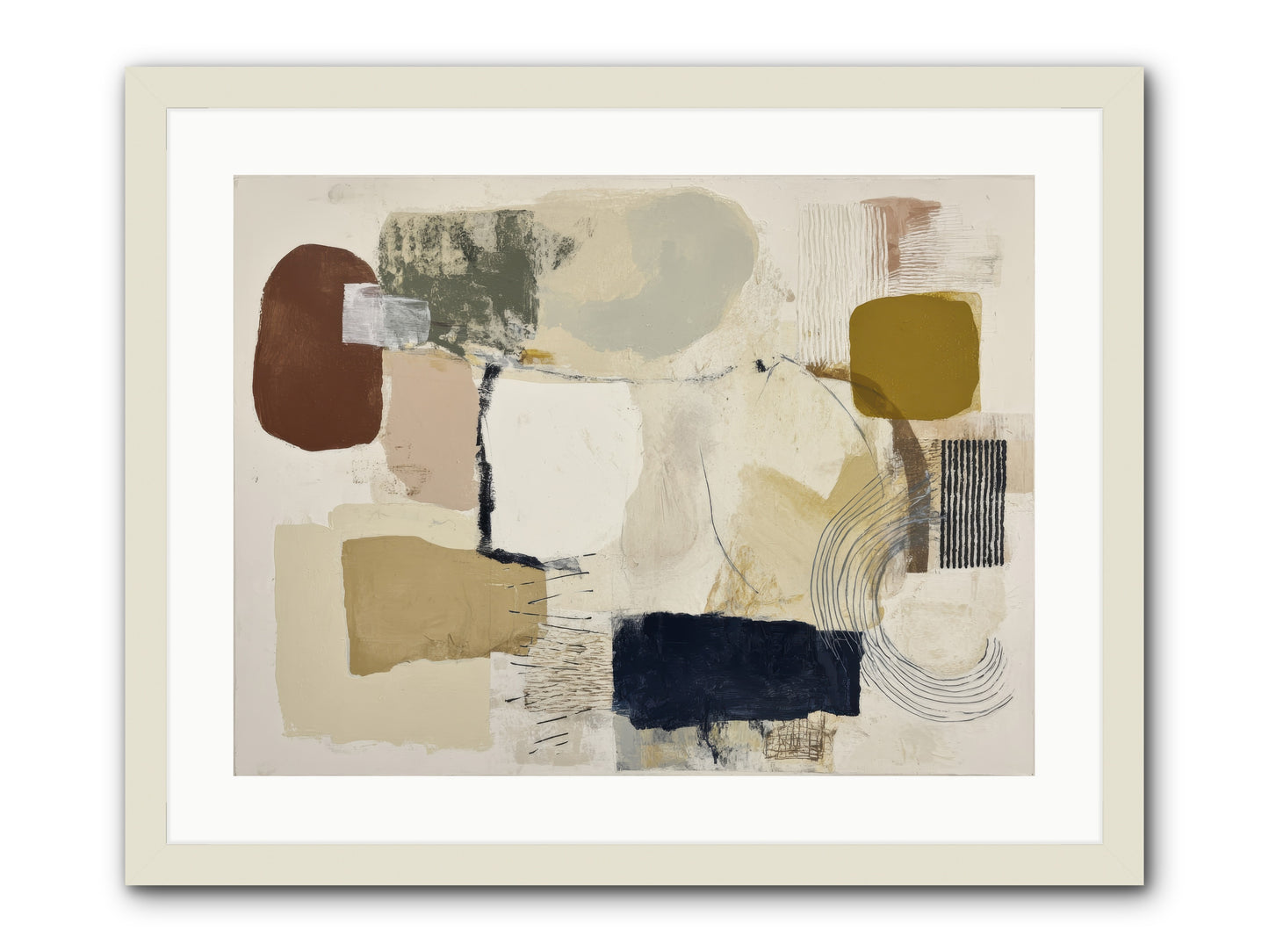 Lost Language -- Framed Print - White 24x18