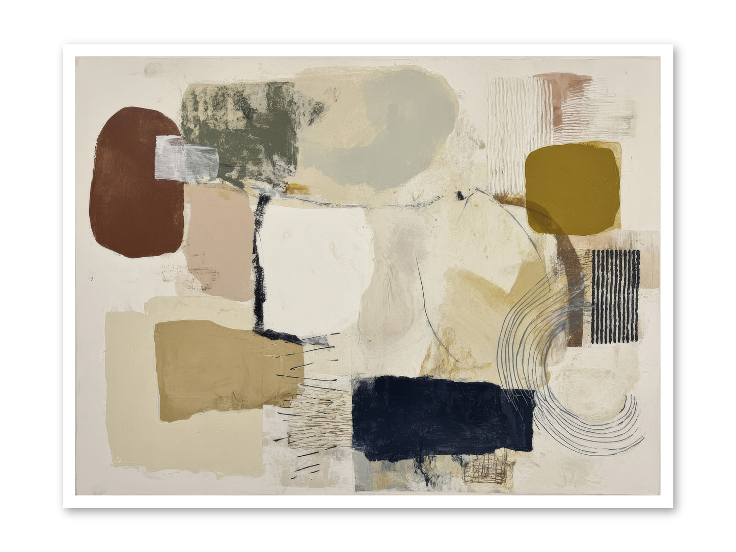 Lost Language -- Loose Canvas Print 48x36