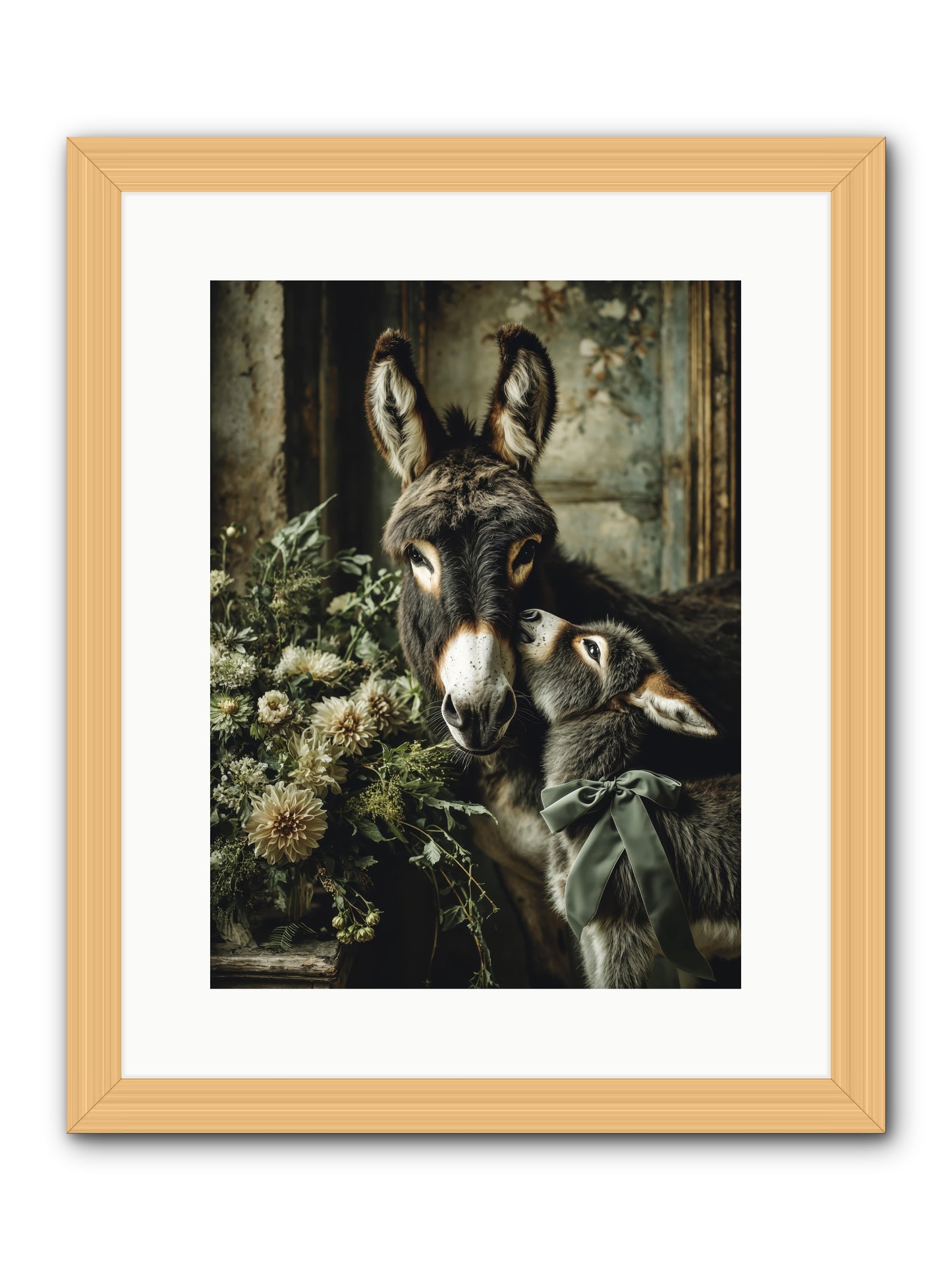 Lost in lovely -- Framed Print - Natural 12x16