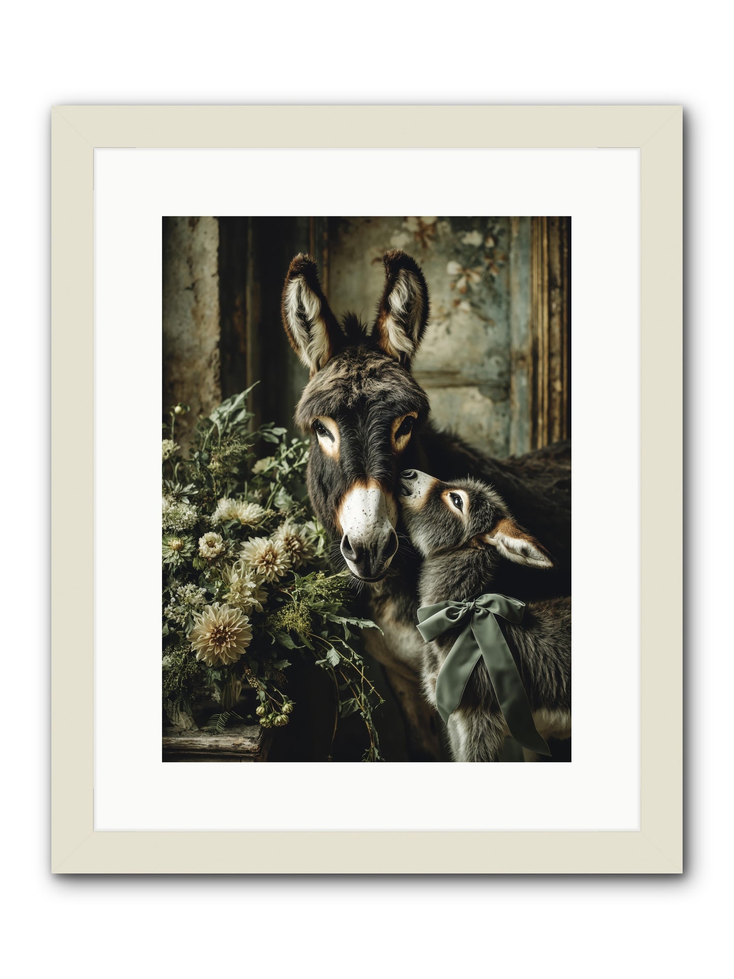 Lost in lovely -- Framed Print - White 12x16
