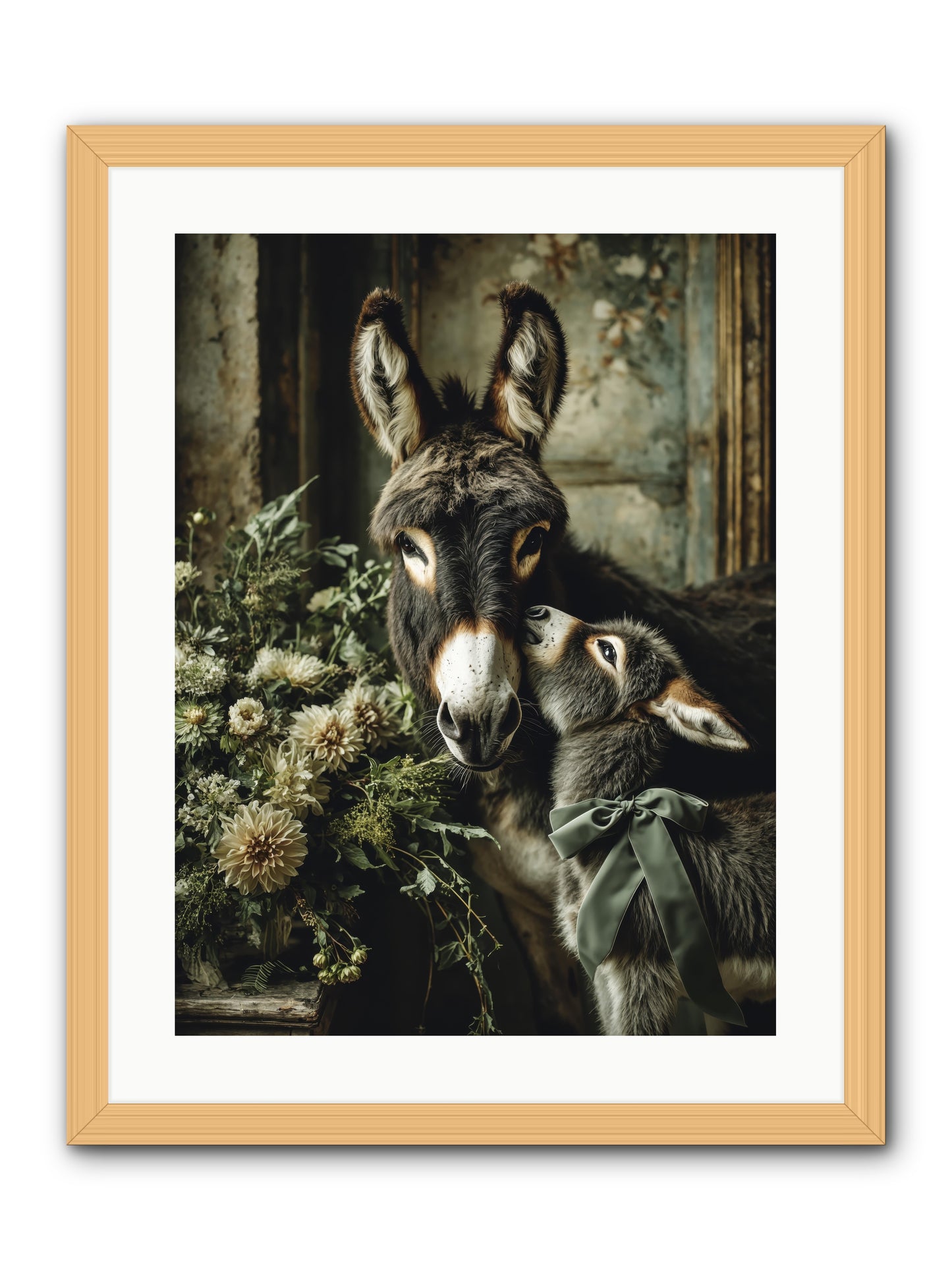 Lost in lovely -- Framed Print - Natural 18x24