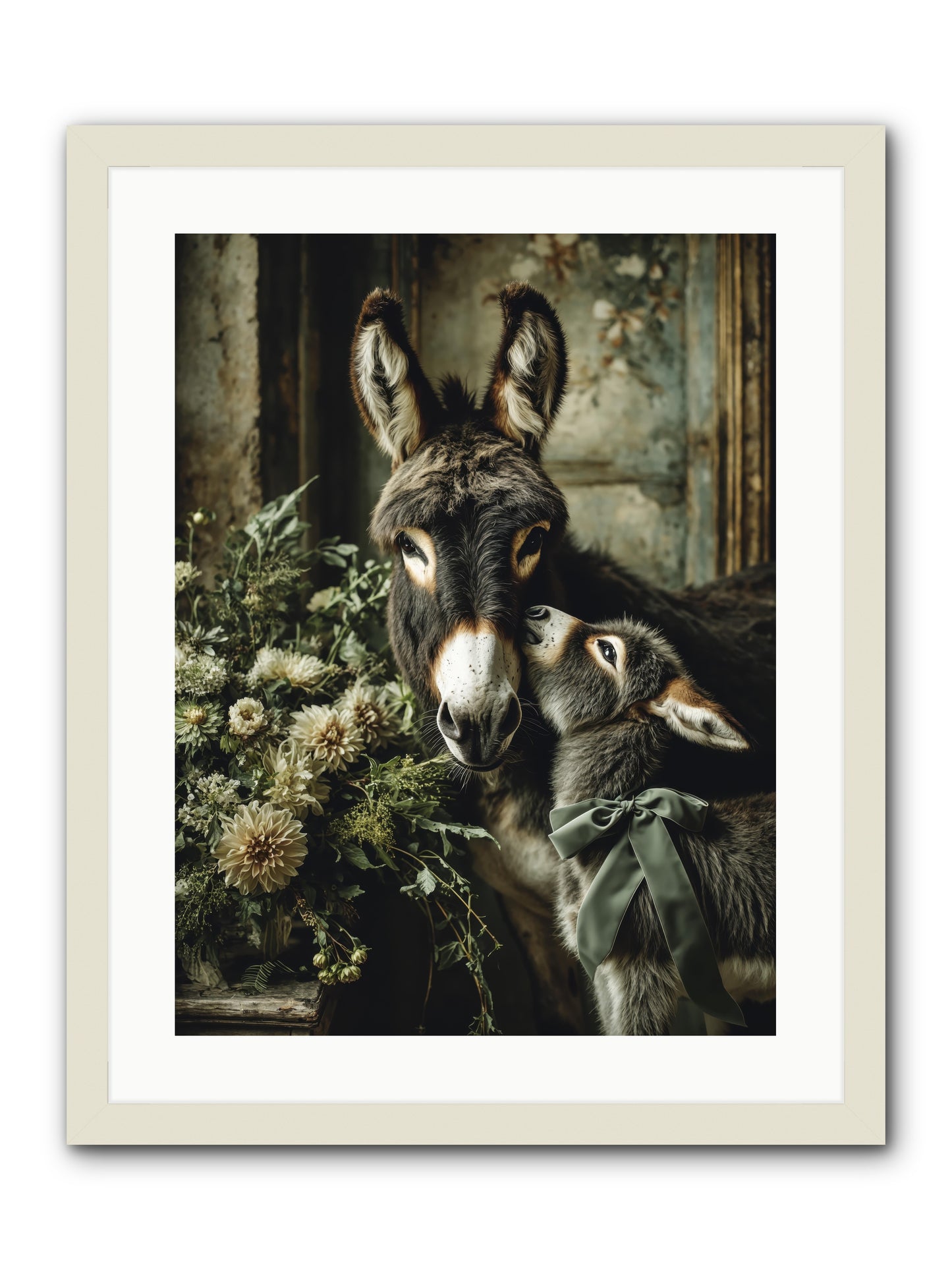 Lost in lovely -- Framed Print - White 18x24