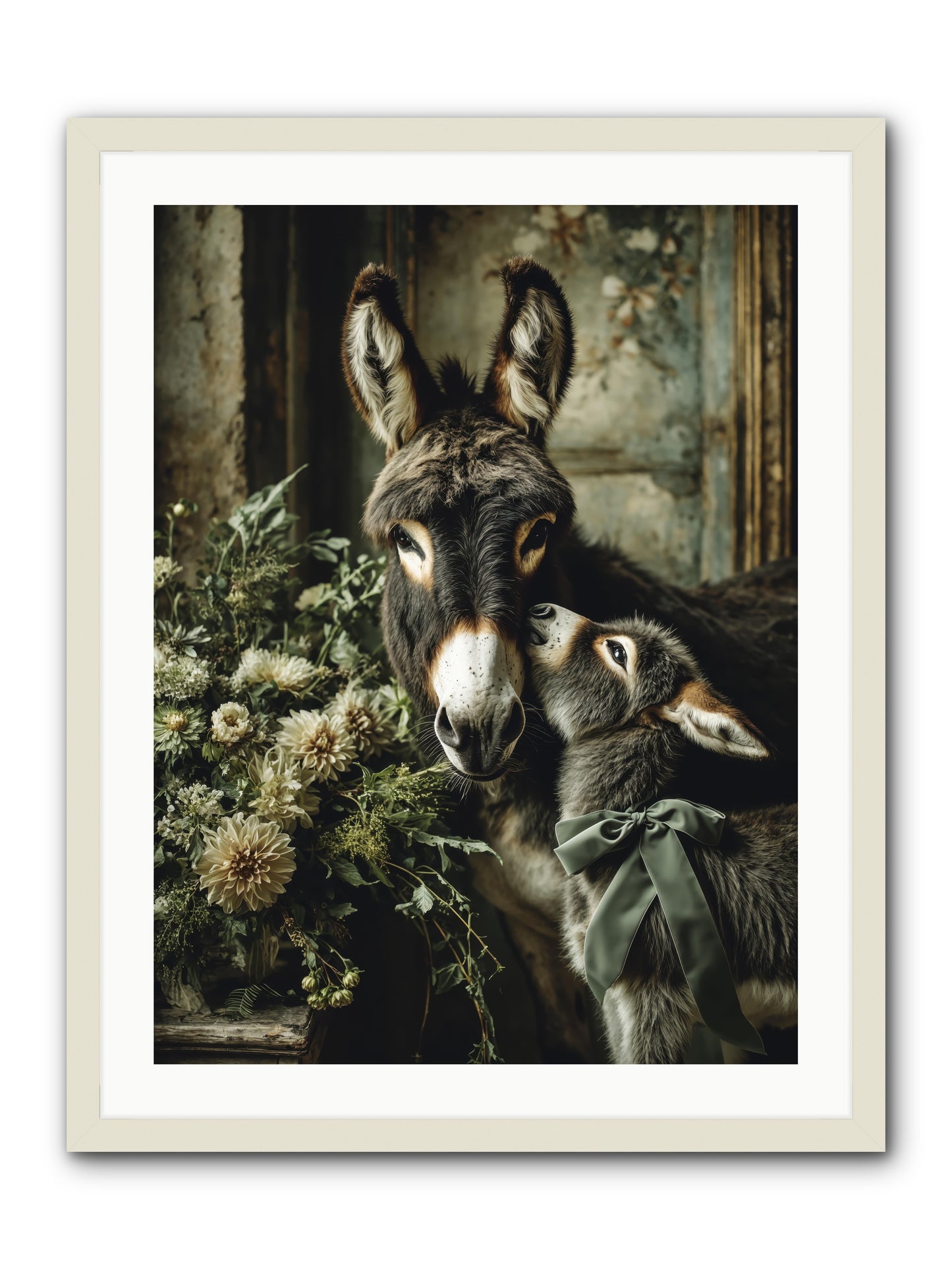 Lost in lovely -- Framed Print - White 24x32