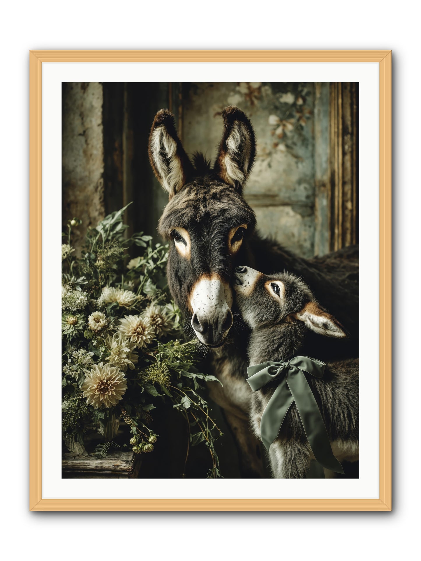 Lost in lovely -- Framed Print - Natural 30x40