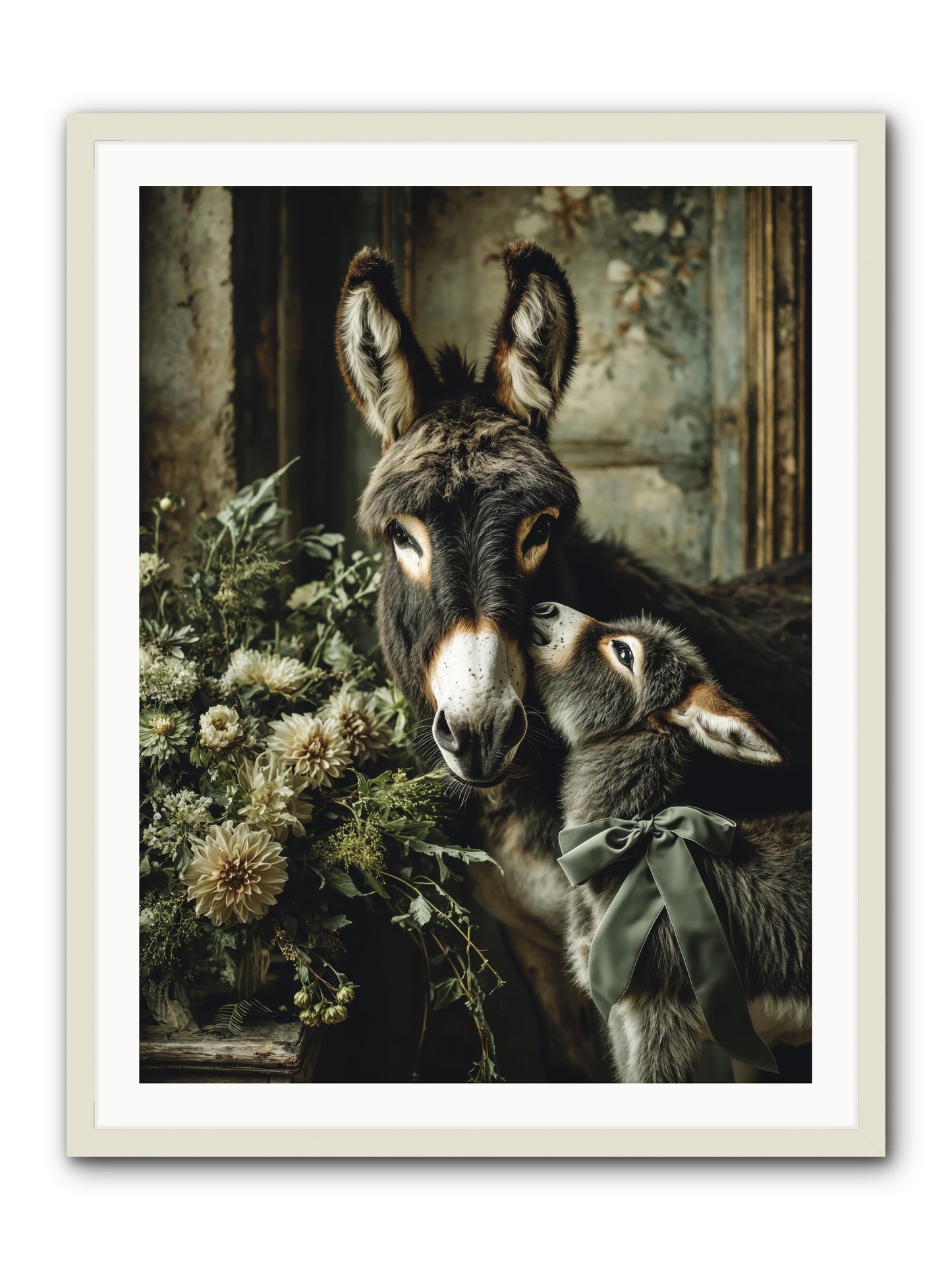 Lost in lovely -- Framed Print - White 30x40