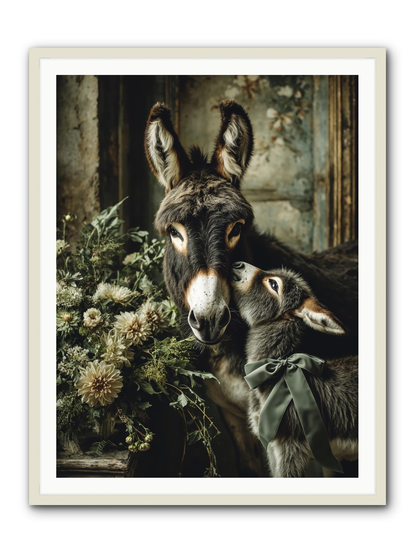 Lost in lovely -- Framed Print - White 36x48