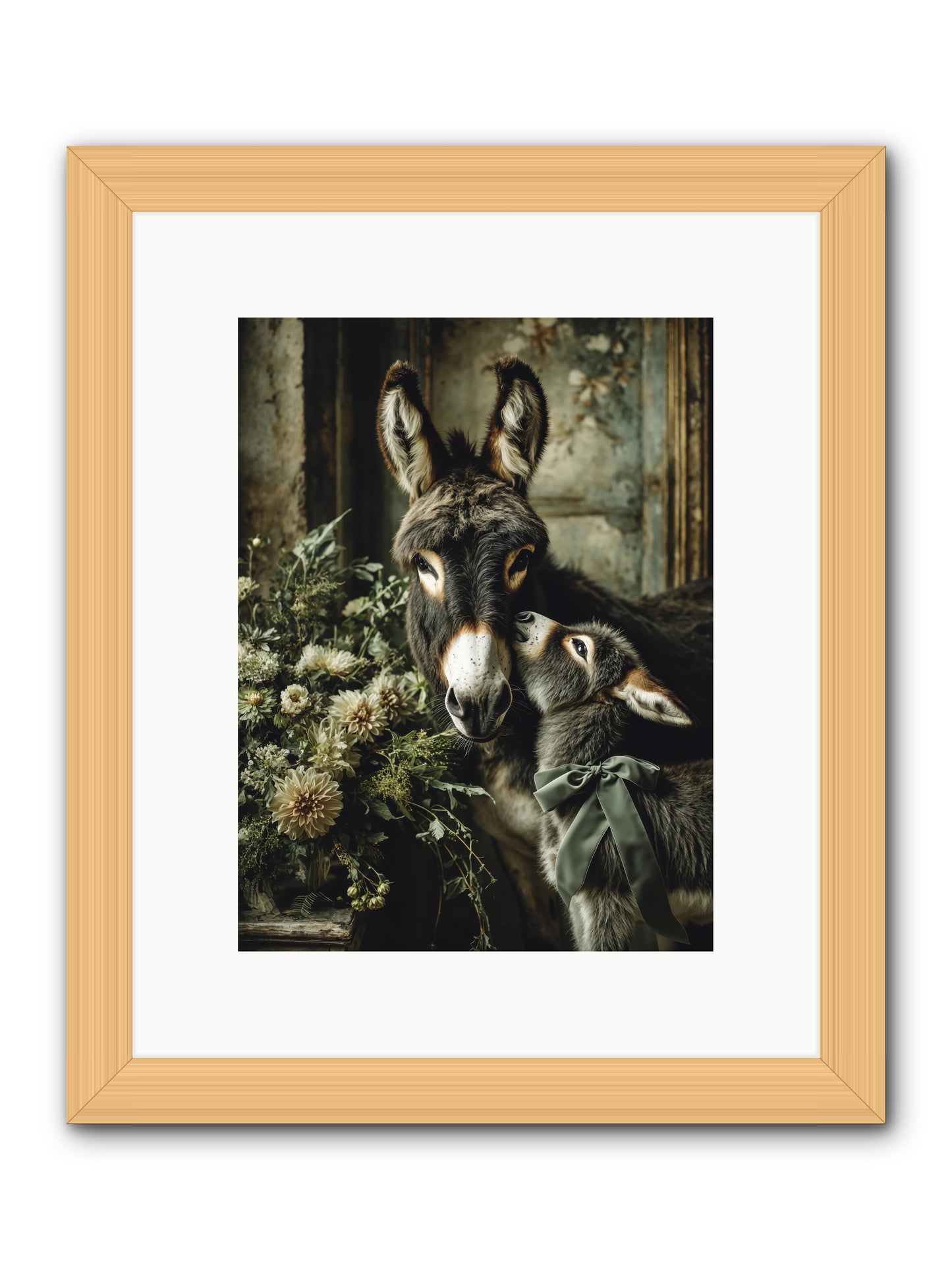 Lost in lovely -- Framed Print - Natural 9x12