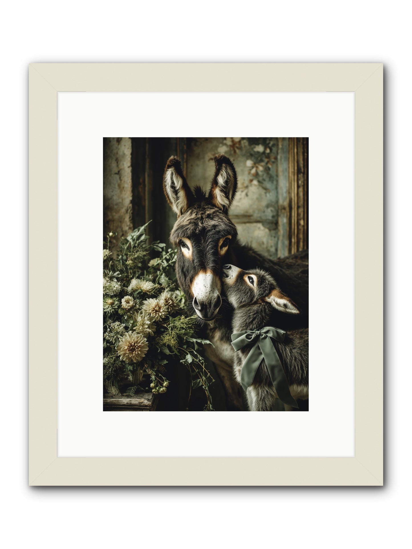 Lost in lovely -- Framed Print - White 9x12
