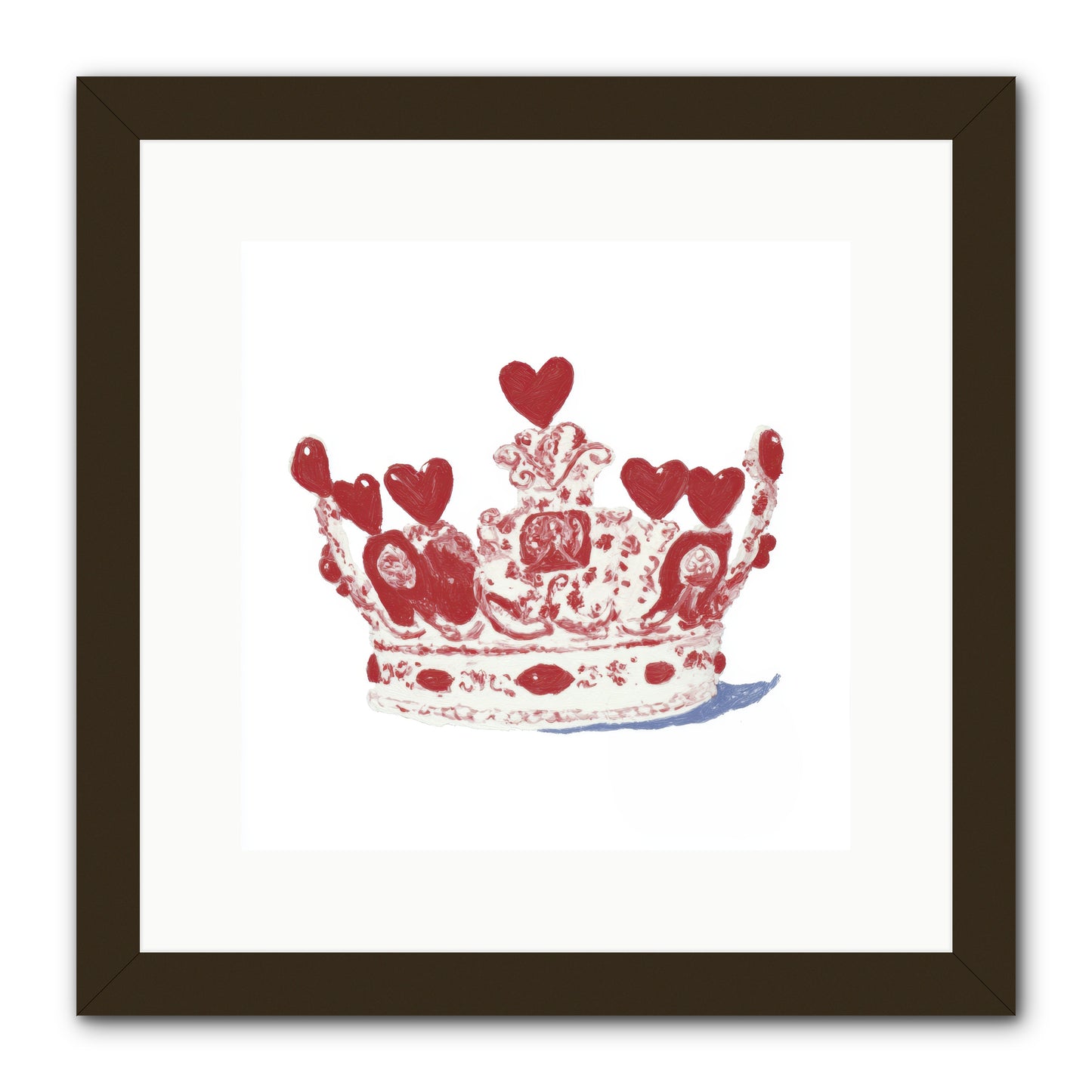 Love Became Legend -- Framed Print - Black 12x12