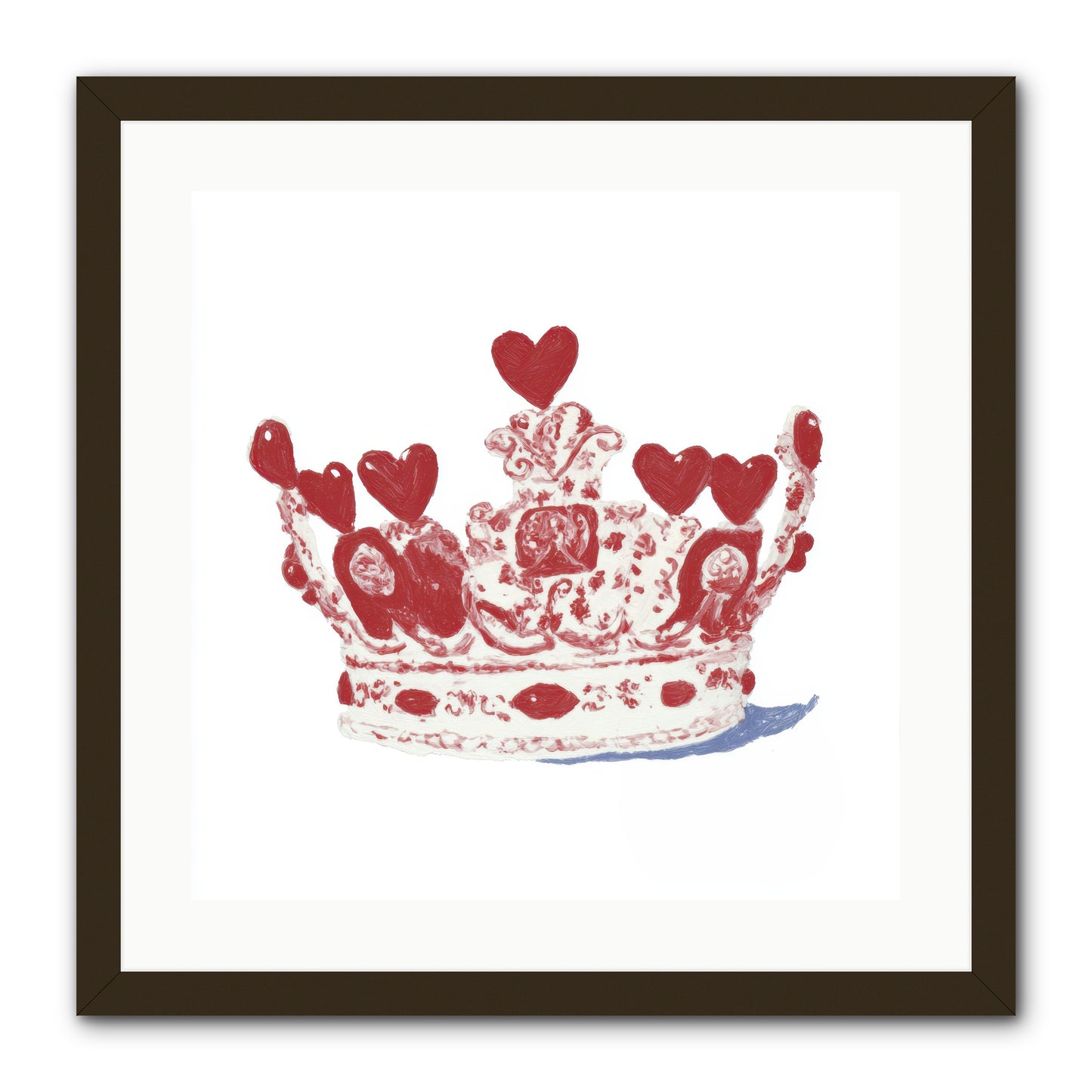 Love Became Legend -- Framed Print - Black 20x20