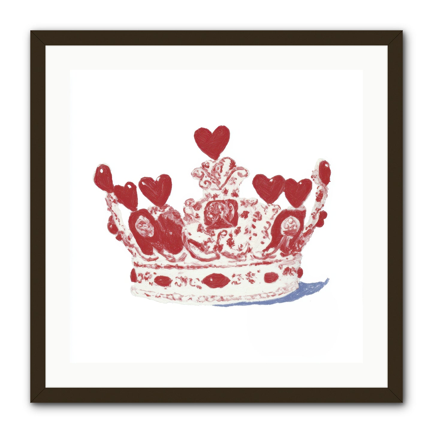Love Became Legend -- Framed Print - Black 24x24