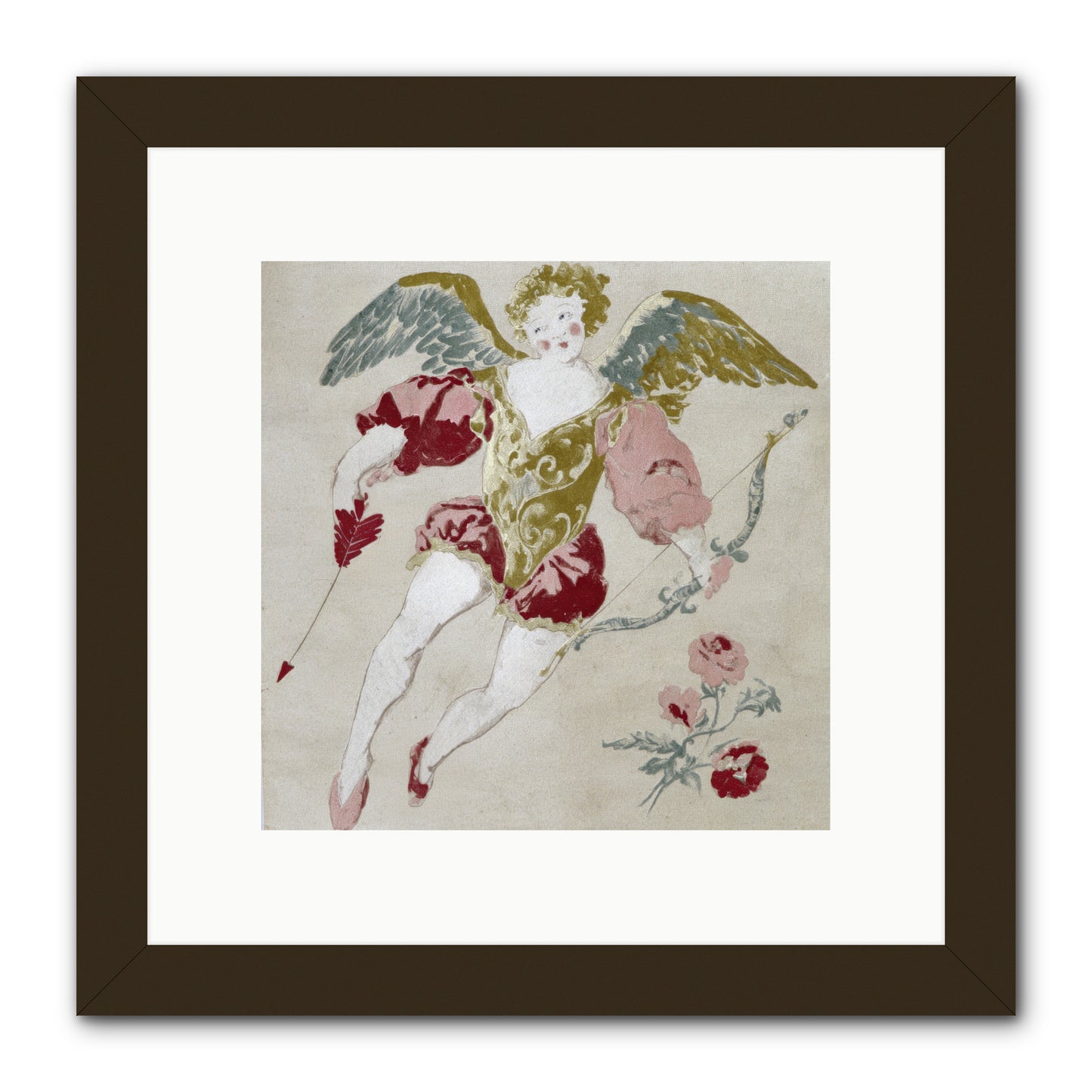 Love Blooms Wild -- Framed Print - Black 10x10
