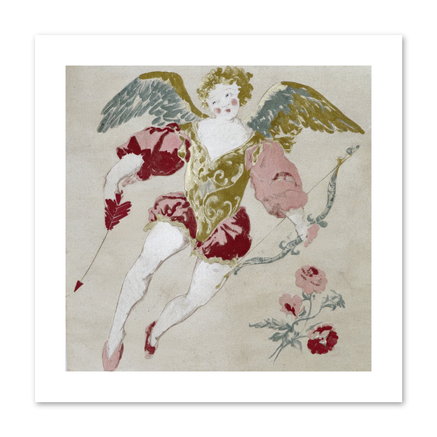 Love Blooms Wild -- Paper Print 10x10