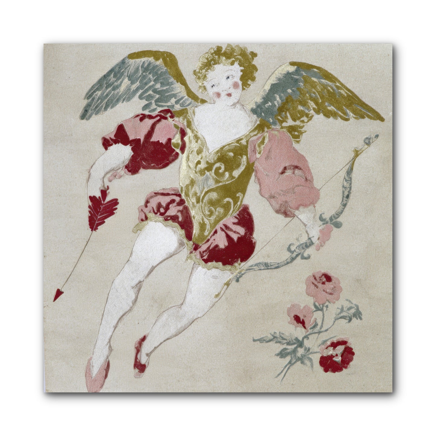 Love Blooms Wild -- Wrapped Canvas 10x10