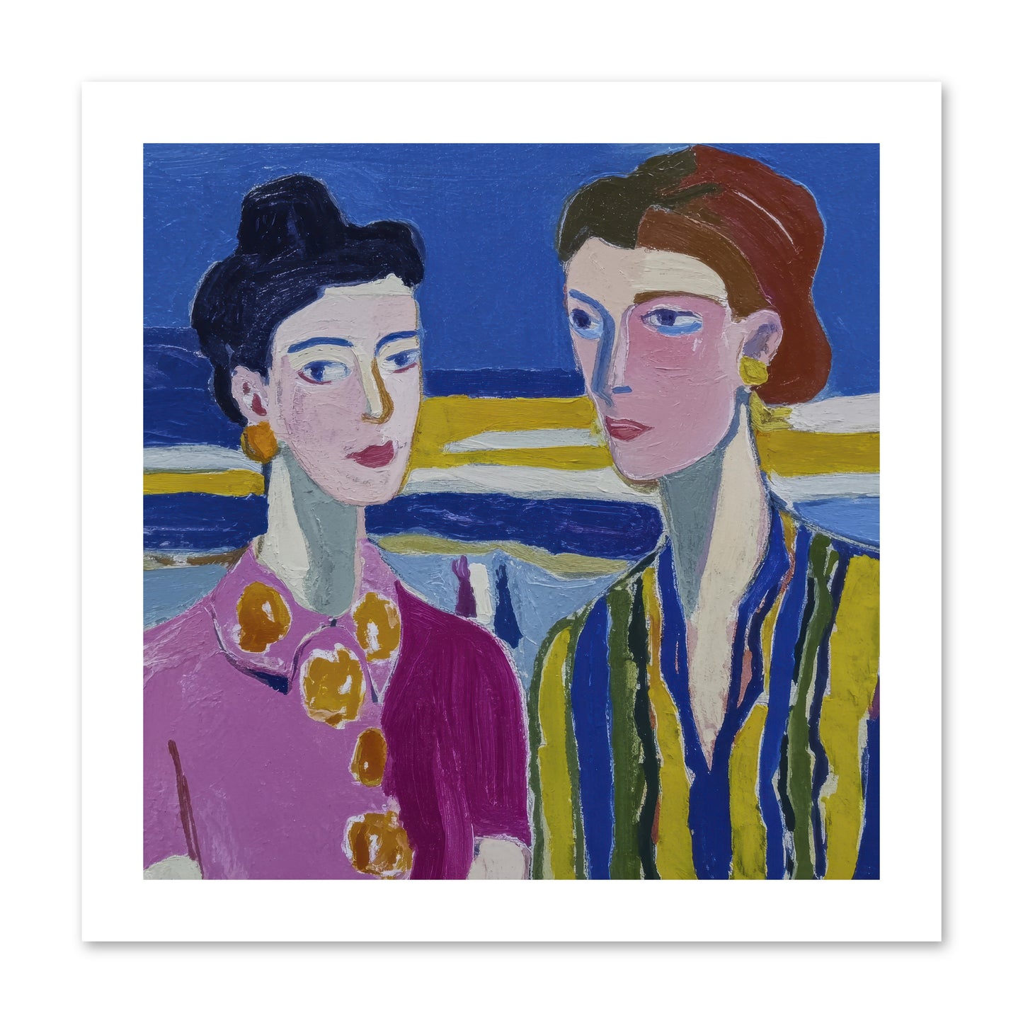 Love Needed No Translation -- Loose Canvas Print 12x12