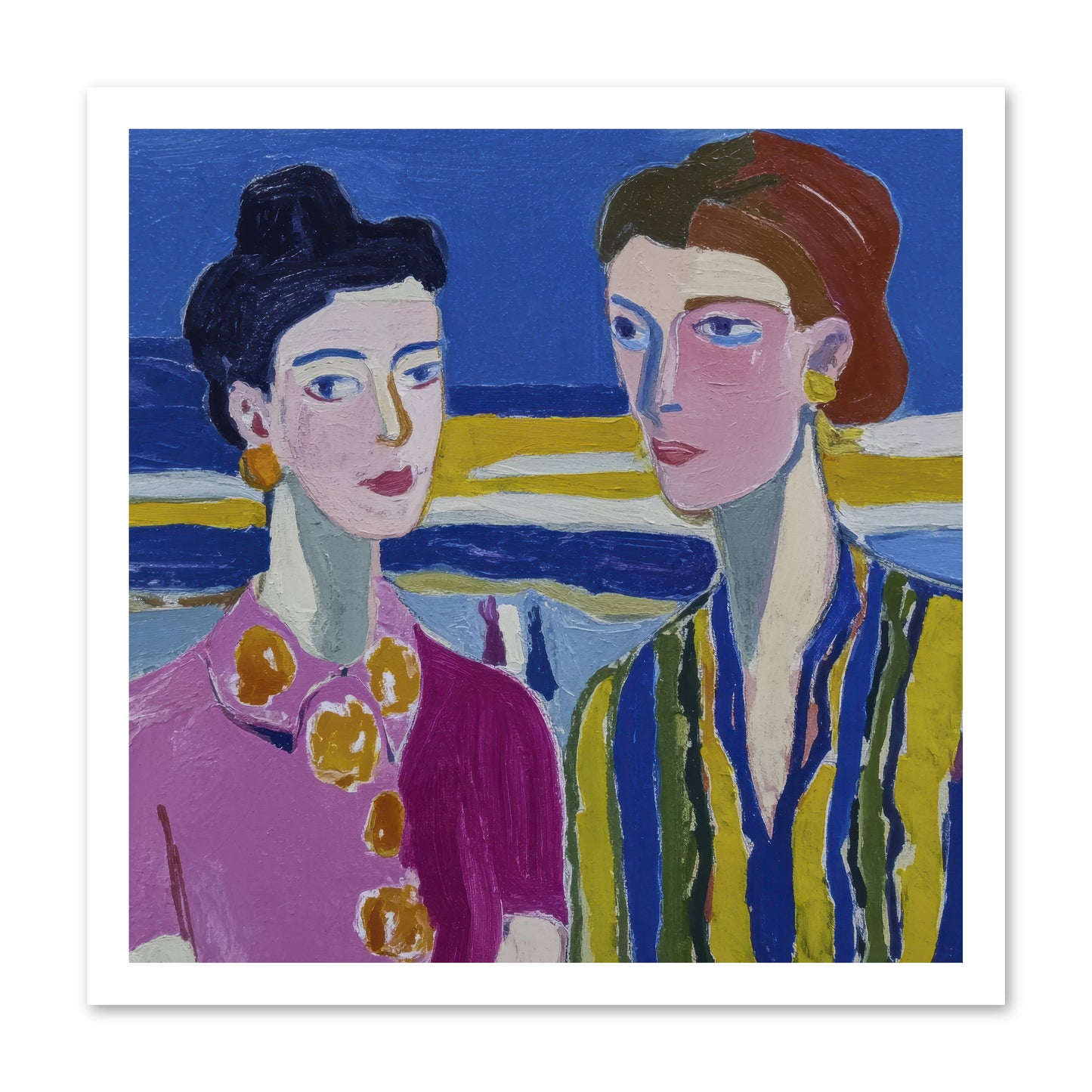 Love Needed No Translation -- Loose Canvas Print 20x20