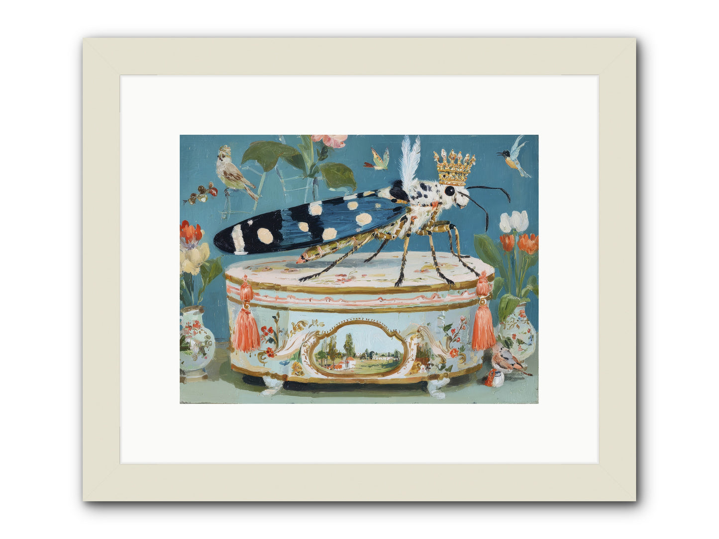 Love Notes -- Framed Print - White 12x9