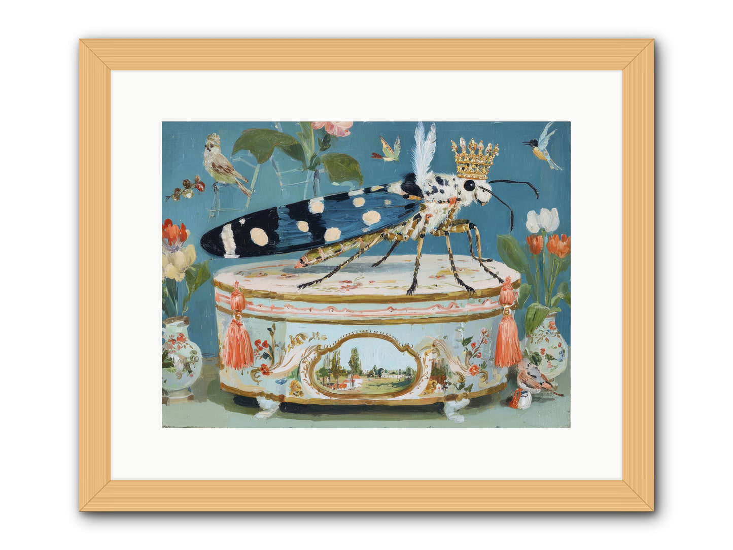Love Notes -- Framed Print - Natural 16x12