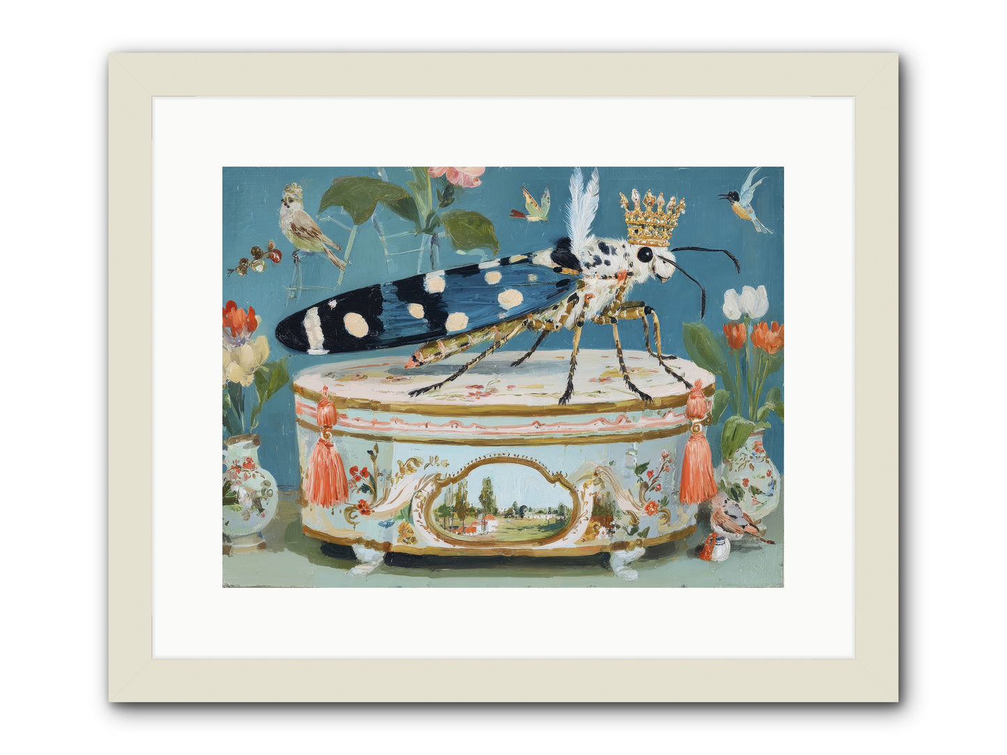 Love Notes -- Framed Print - White 16x12