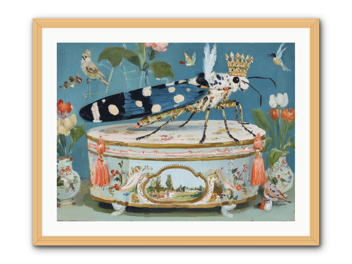Love Notes -- Framed Print - Natural 32x24