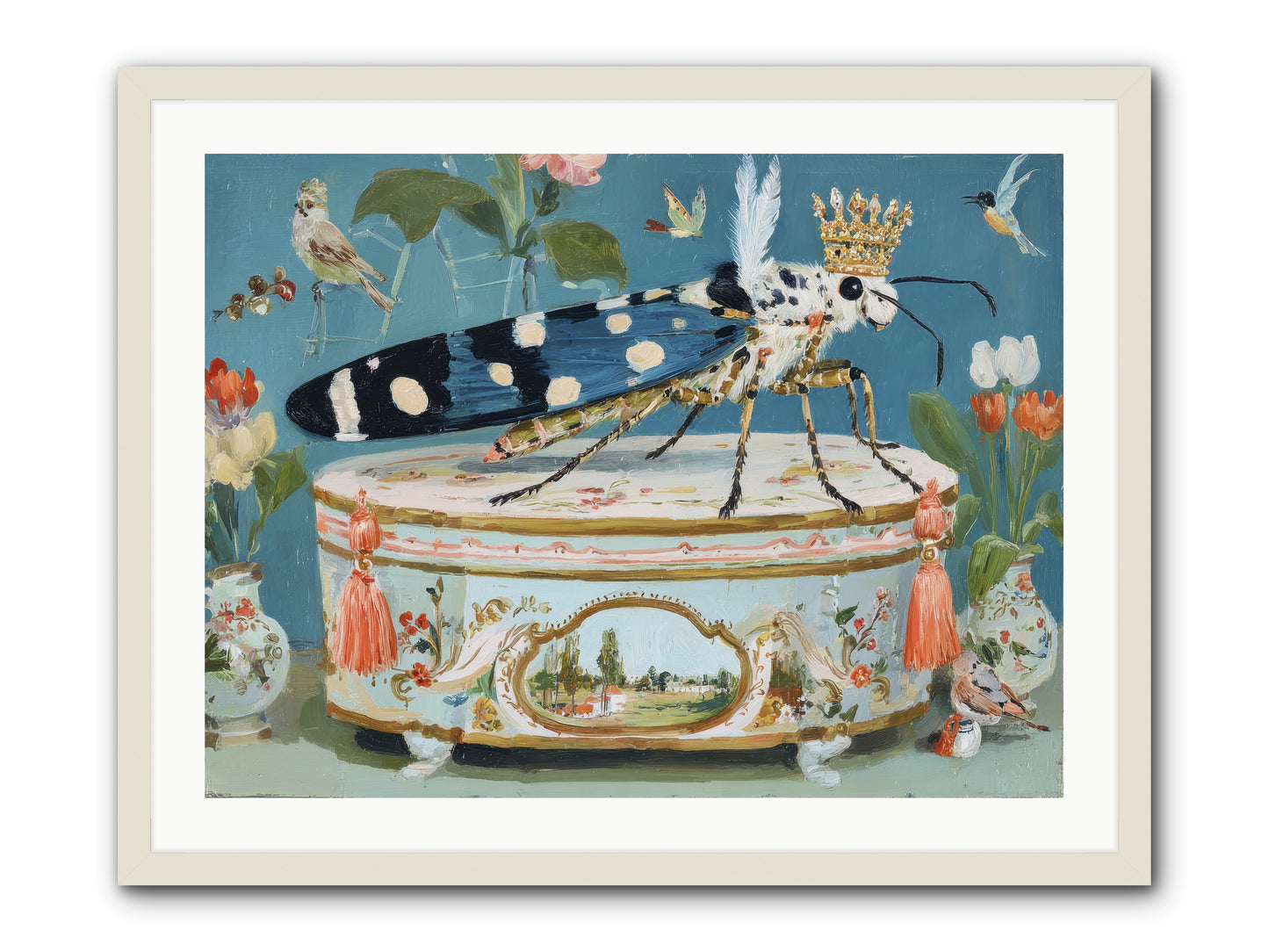 Love Notes -- Framed Print - White 32x24