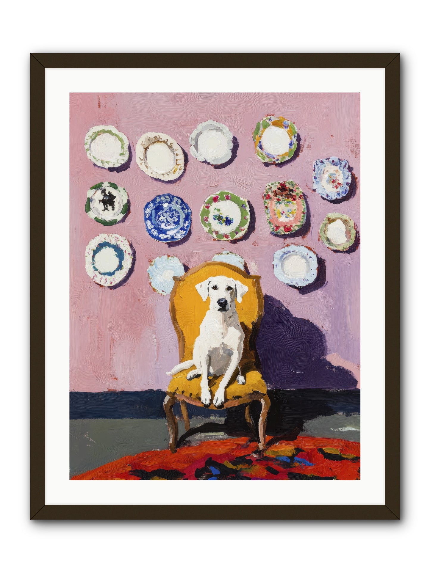 Love Sits Pretty -- Framed Print - Black 24x32