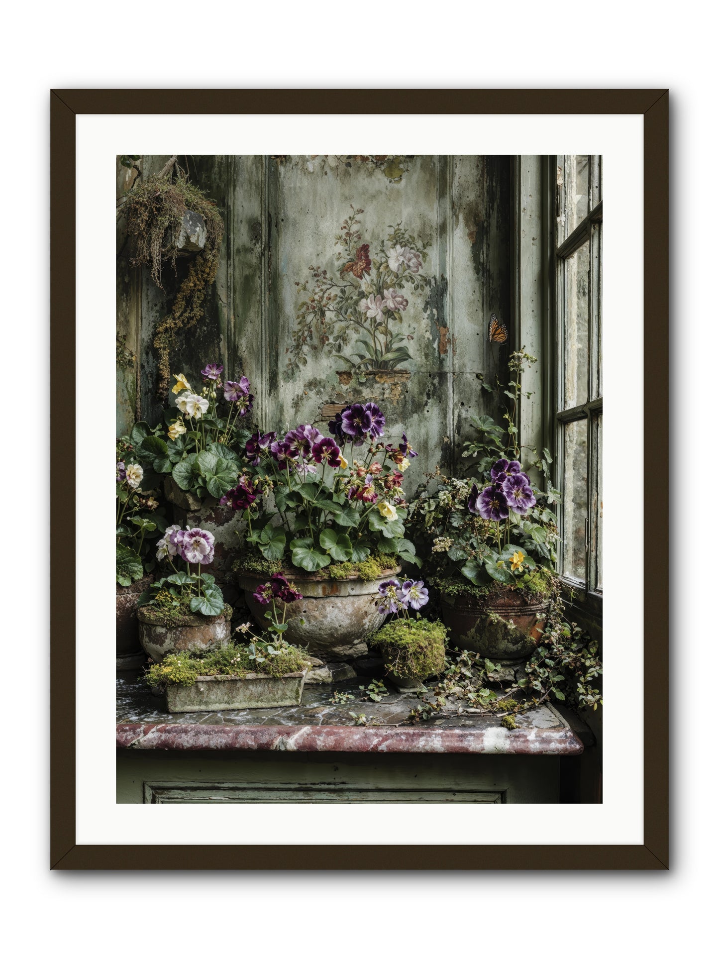 Love grown tender -- Framed Print - Black 24x32