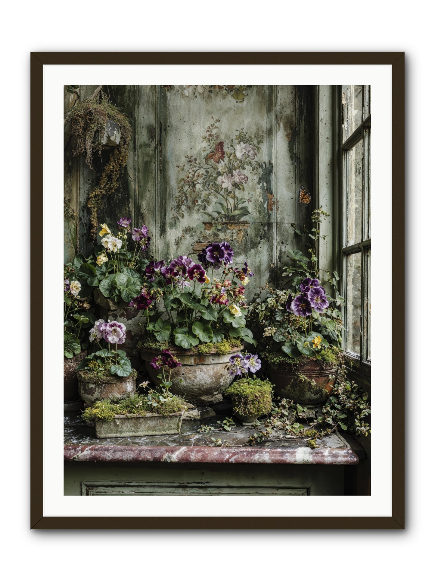 Love grown tender -- Framed Print - Black 30x40