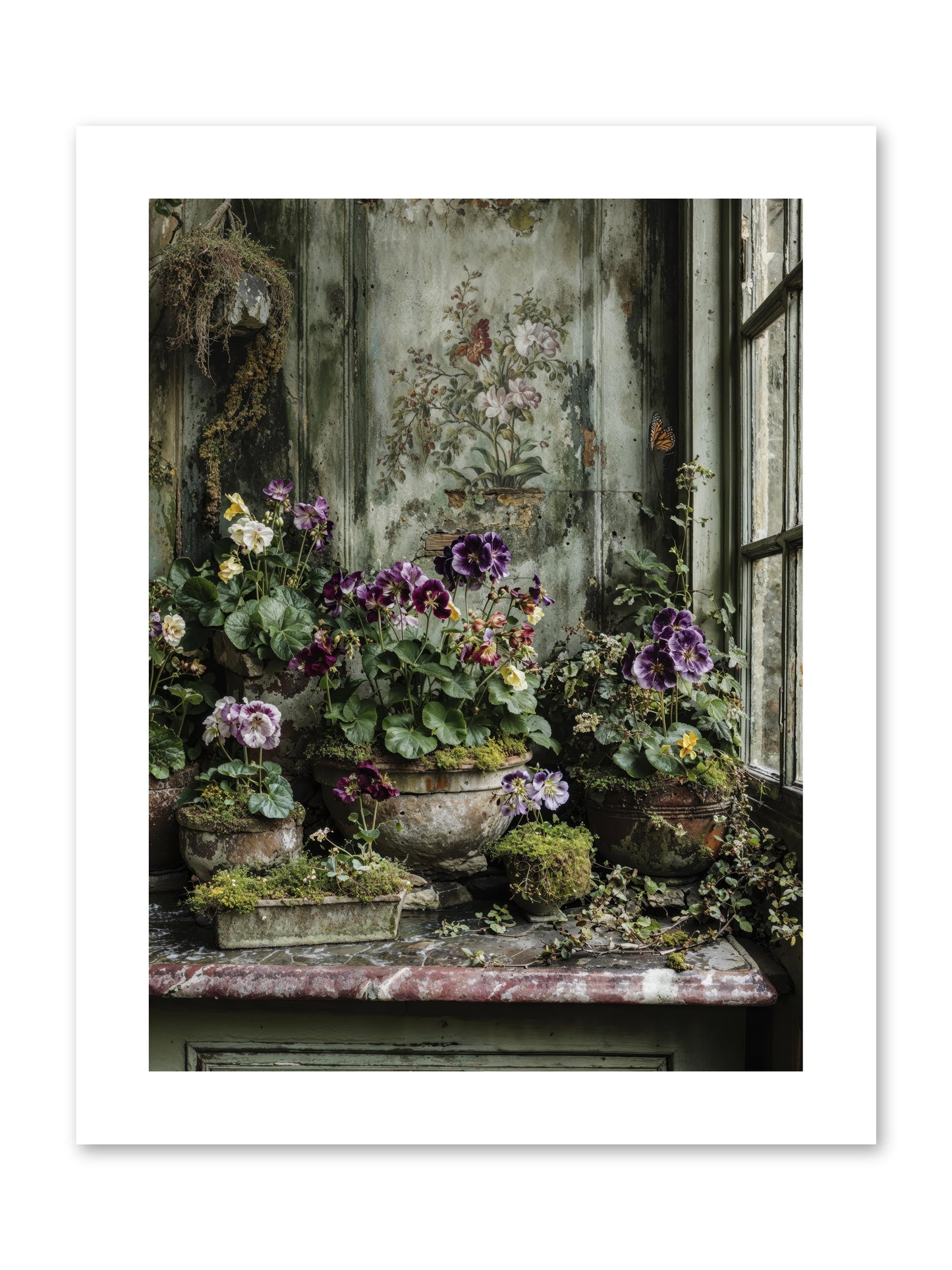 Love grown tender -- Loose Canvas Print 9x12