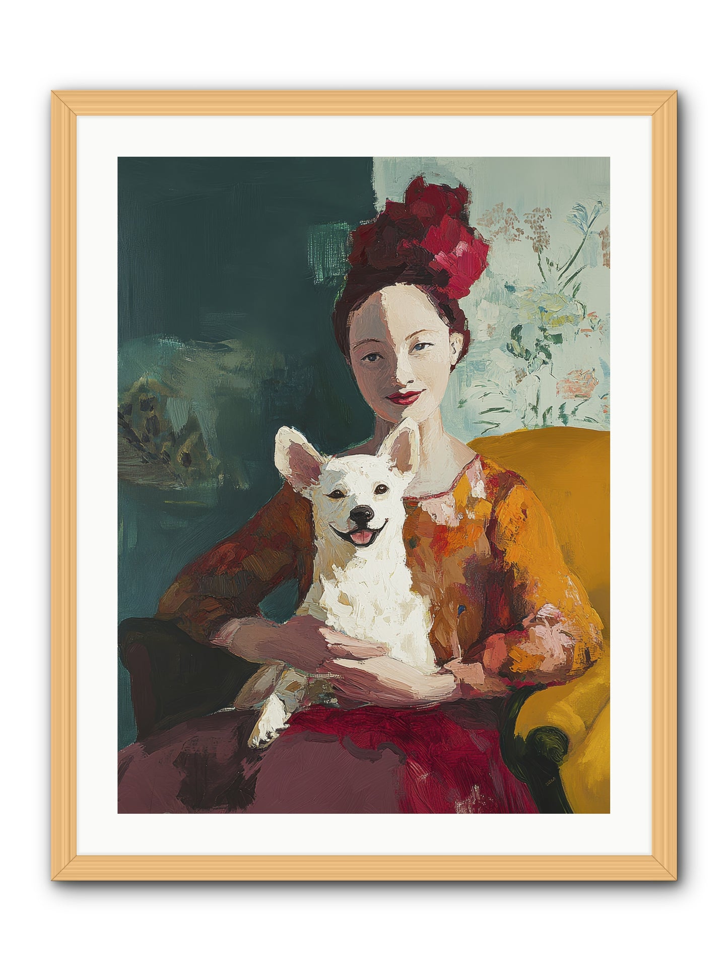 Love's Perfect Frame -- Framed Print - Natural 24x32