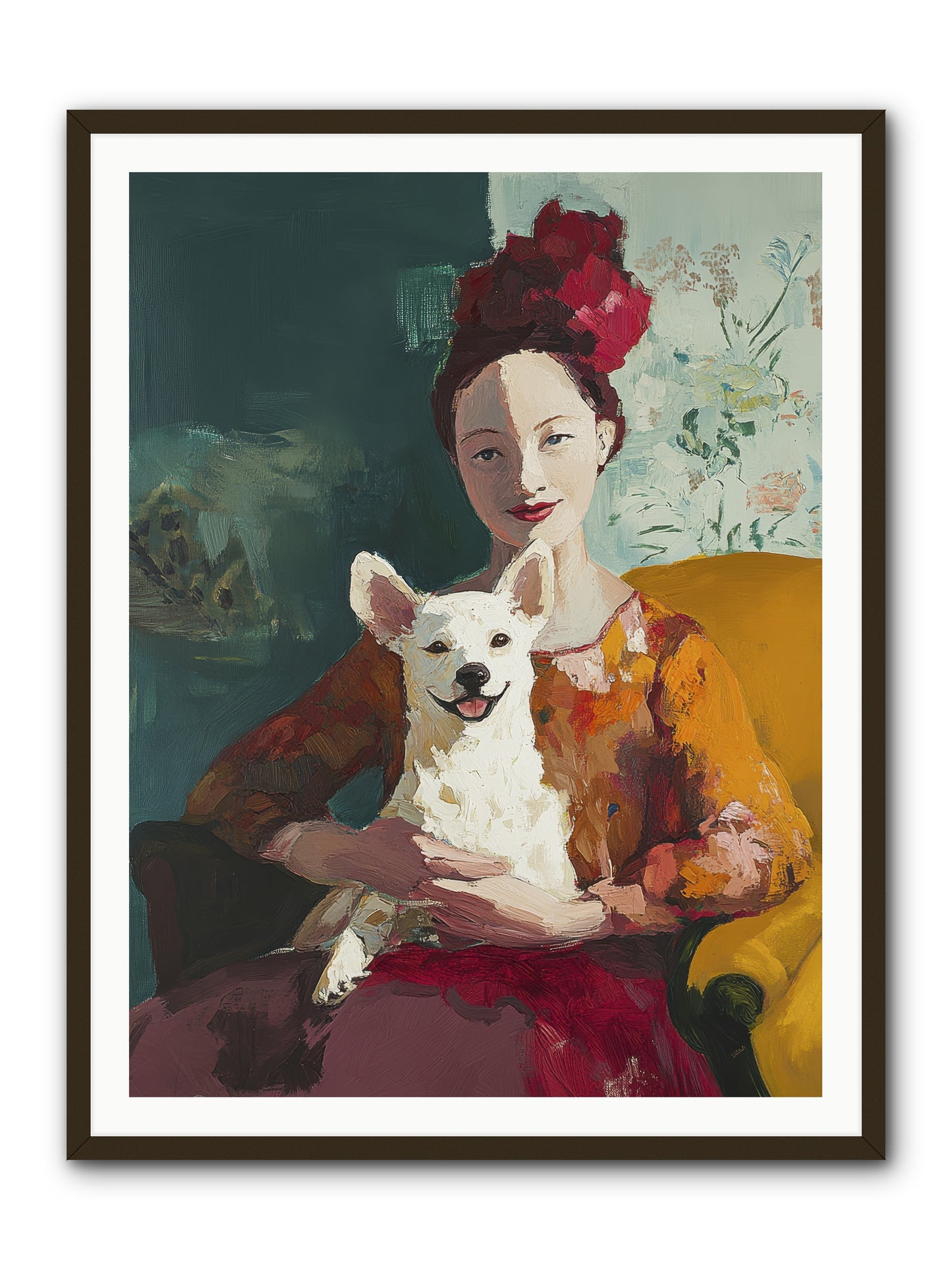 Love's Perfect Frame -- Framed Print - Black 36x48