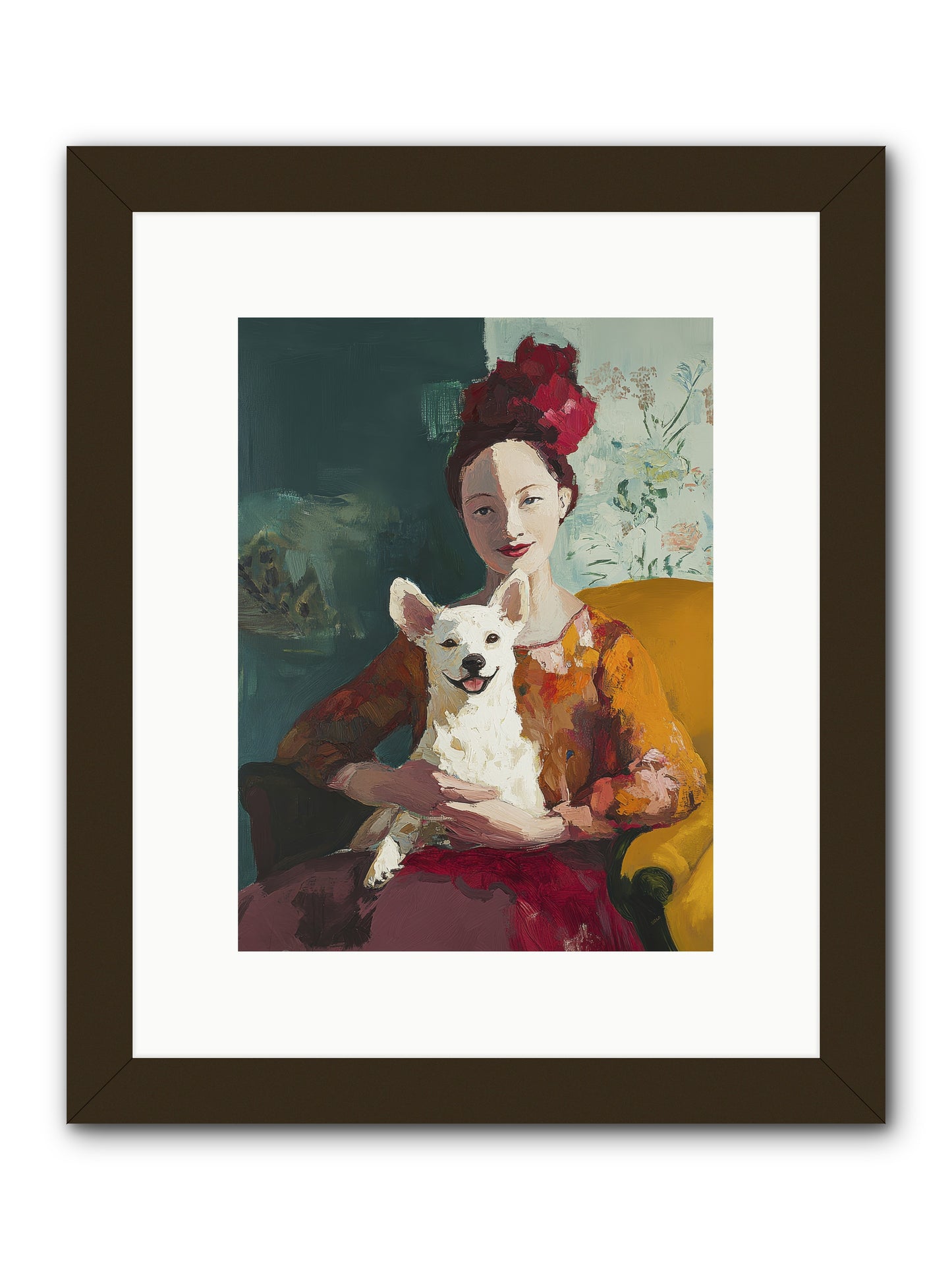 Love's Perfect Frame -- Framed Print - Black 9x12