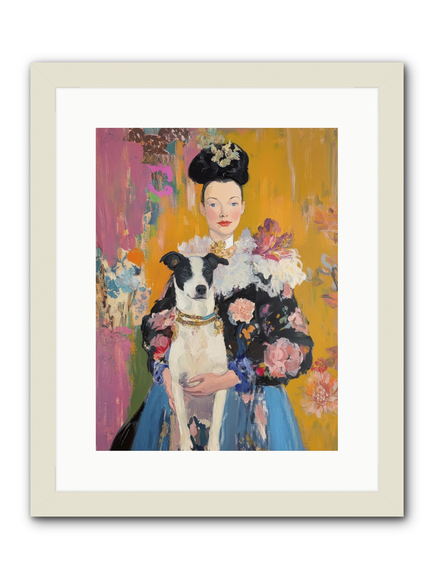 Love's Sweet Magic -- Framed Print - White 12x16