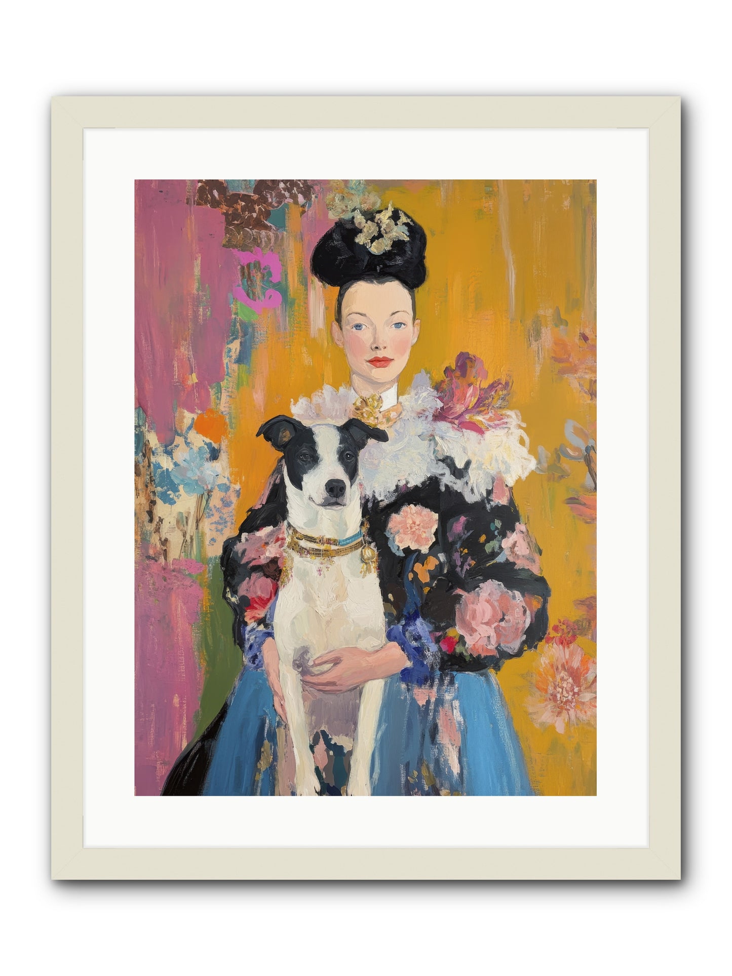 Love's Sweet Magic -- Framed Print - White 18x24