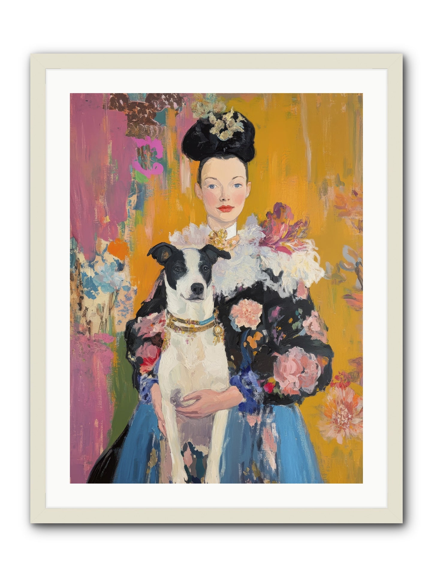 Love's Sweet Magic -- Framed Print - White 24x32