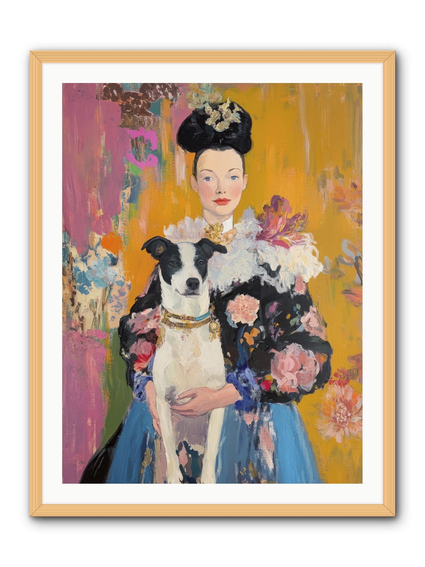 Love's Sweet Magic -- Framed Print - Natural 30x40