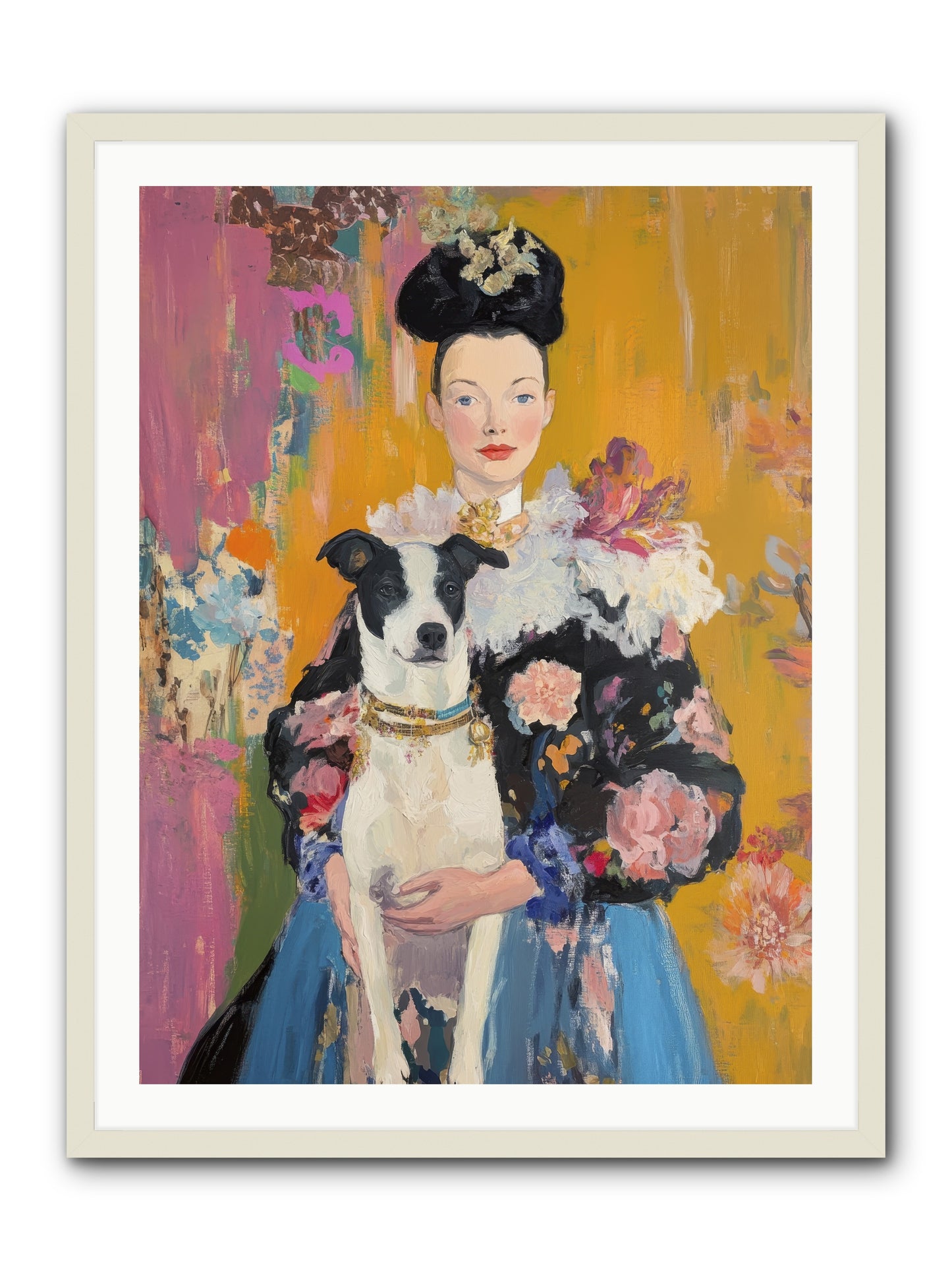 Love's Sweet Magic -- Framed Print - White 30x40