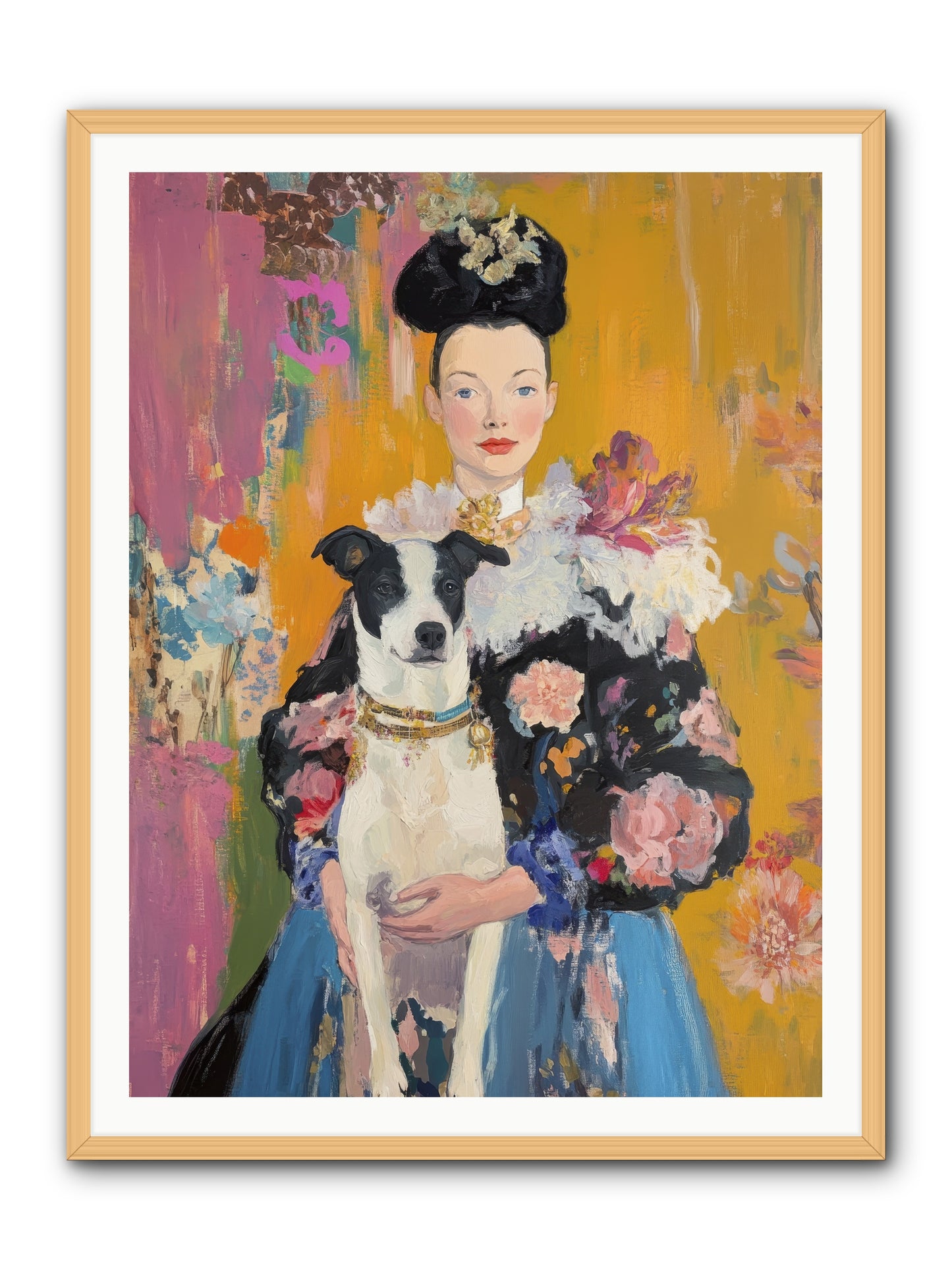 Love's Sweet Magic -- Framed Print - Natural 36x48