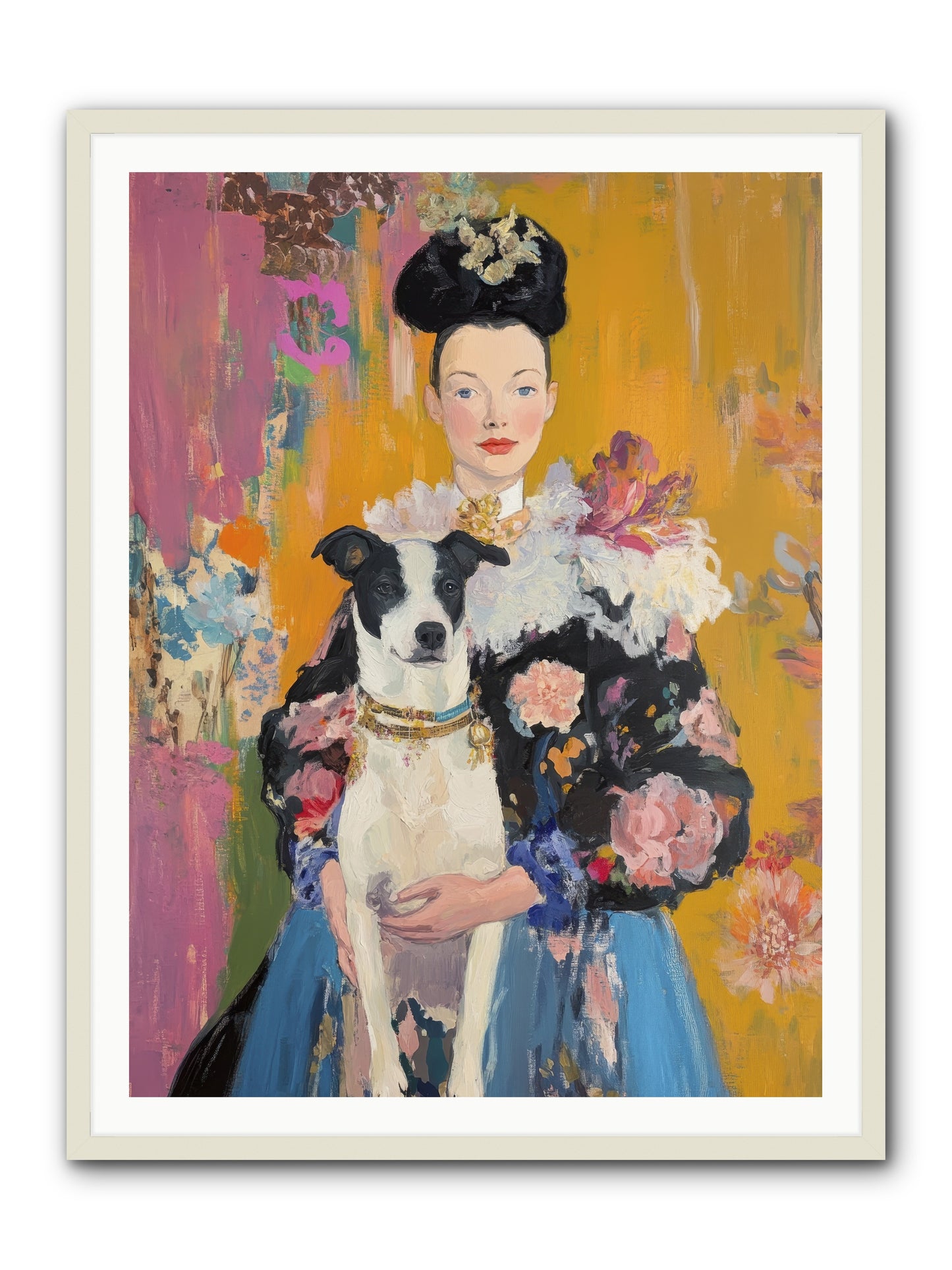 Love's Sweet Magic -- Framed Print - White 36x48