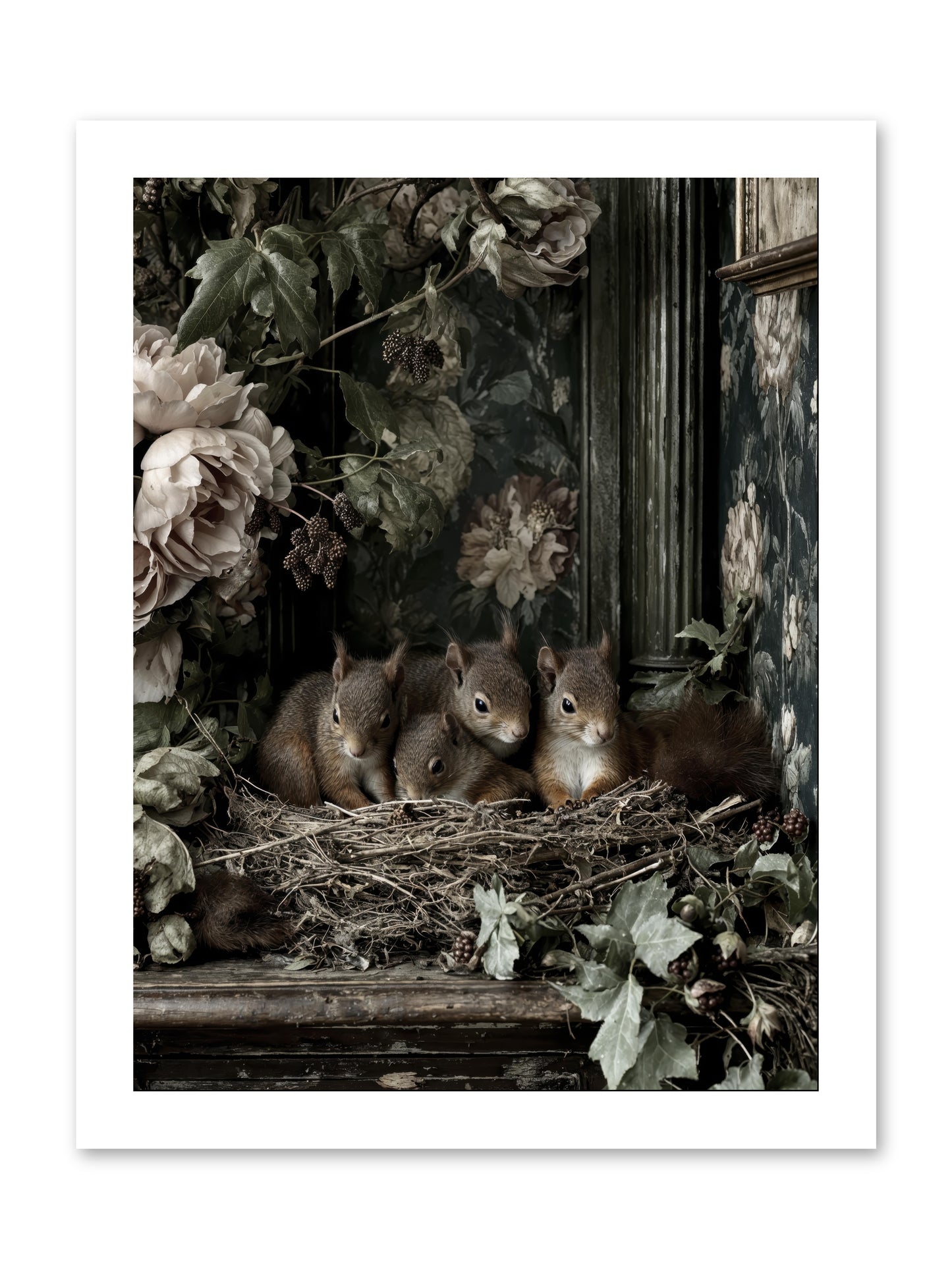 Love's chosen moment -- Paper Print 12x16