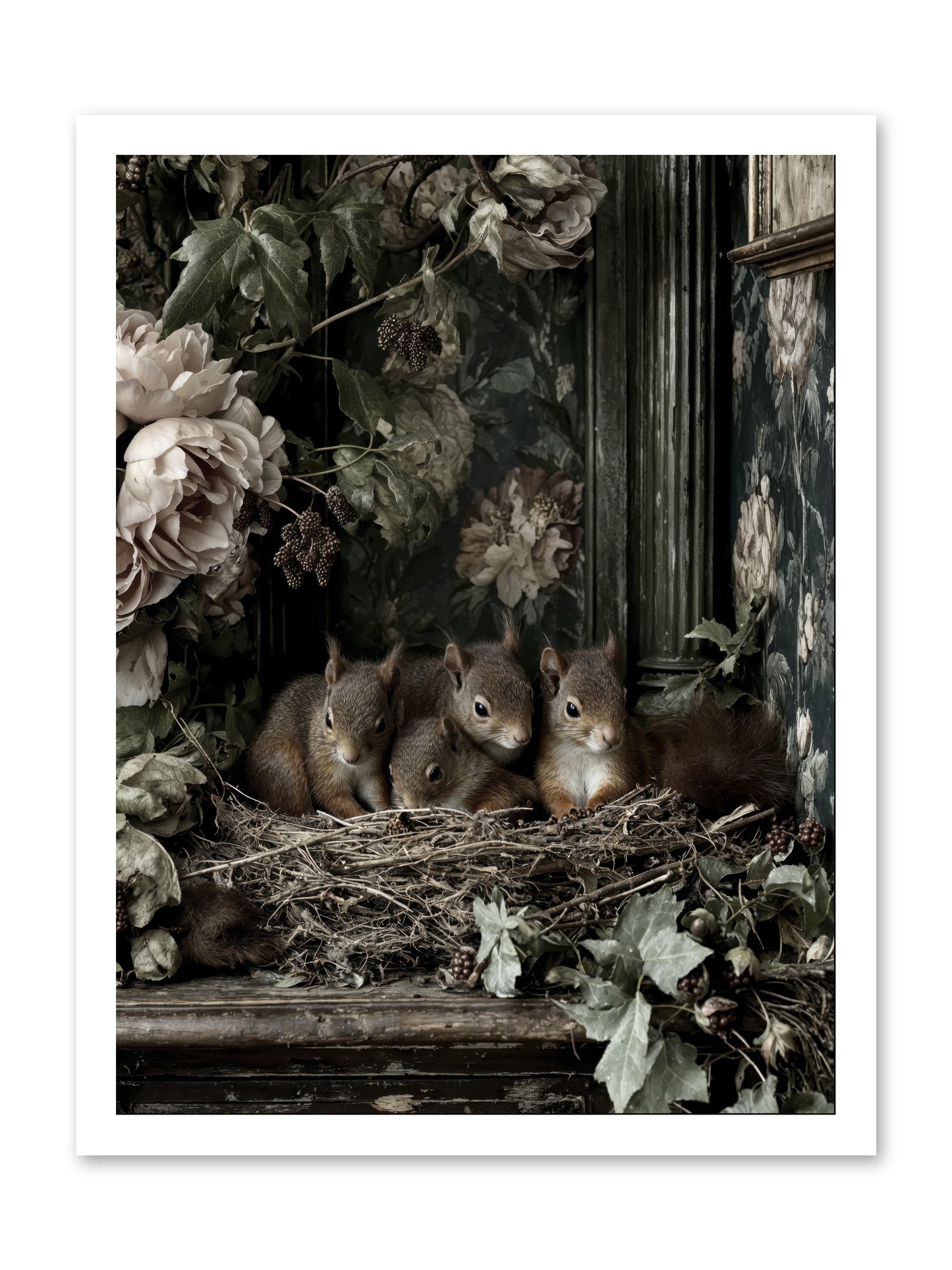 Love's chosen moment -- Loose Canvas Print 18x24