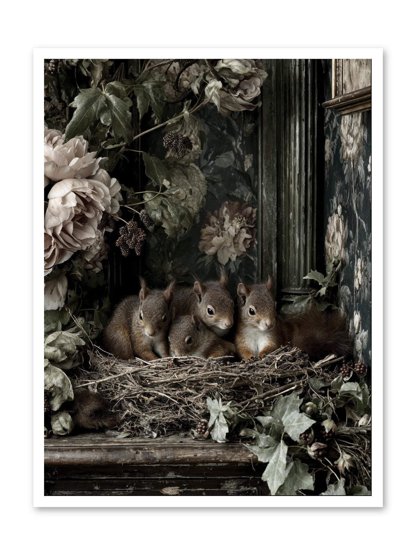 Love's chosen moment -- Loose Canvas Print 30x40