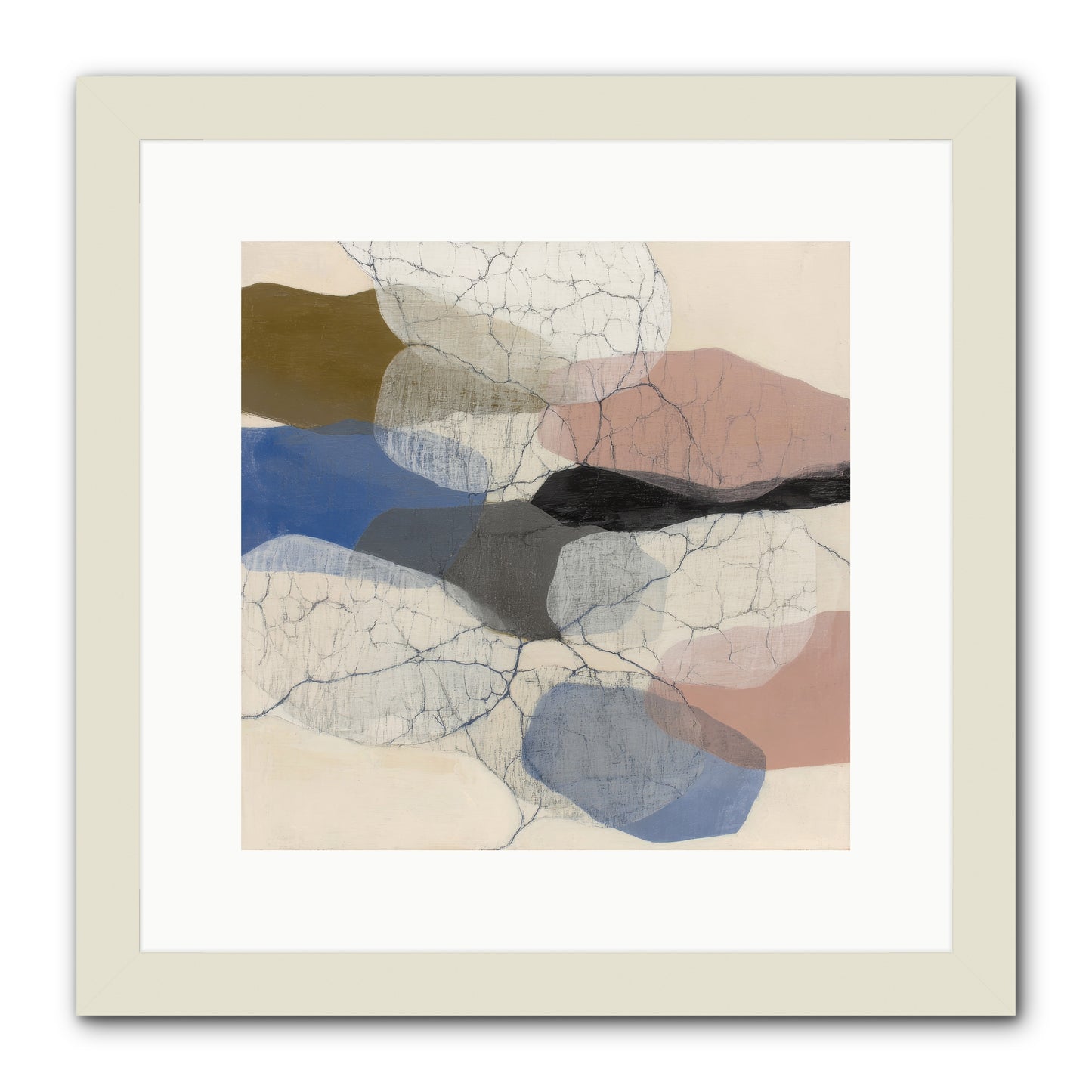 Lucent -- Framed Print - White 12x12