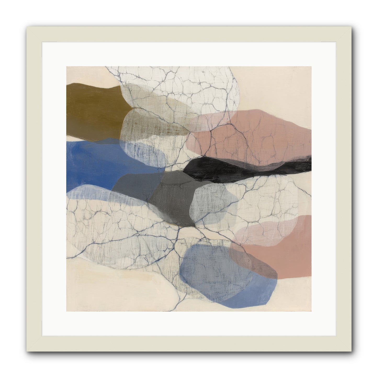 Lucent -- Framed Print - White 20x20