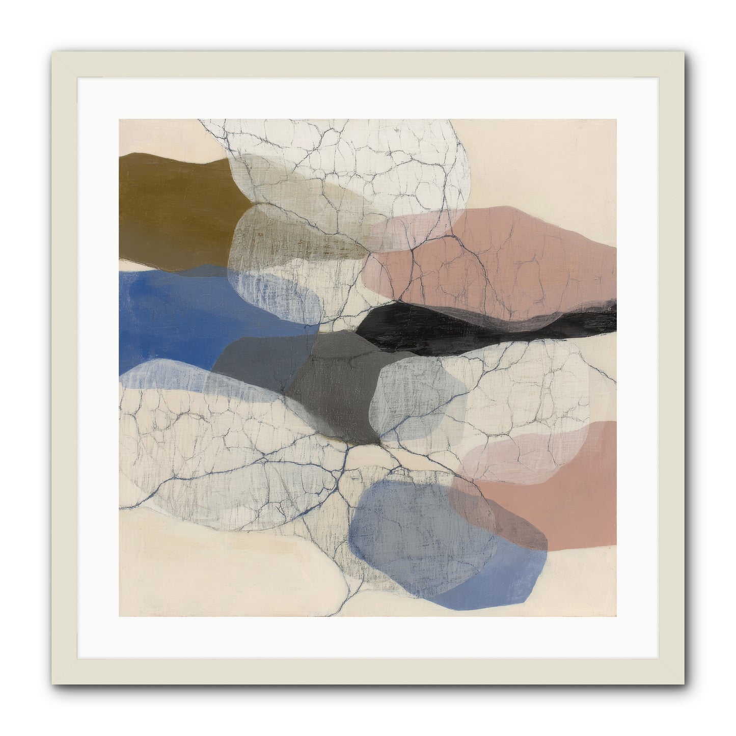 Lucent -- Framed Print - White 24x24