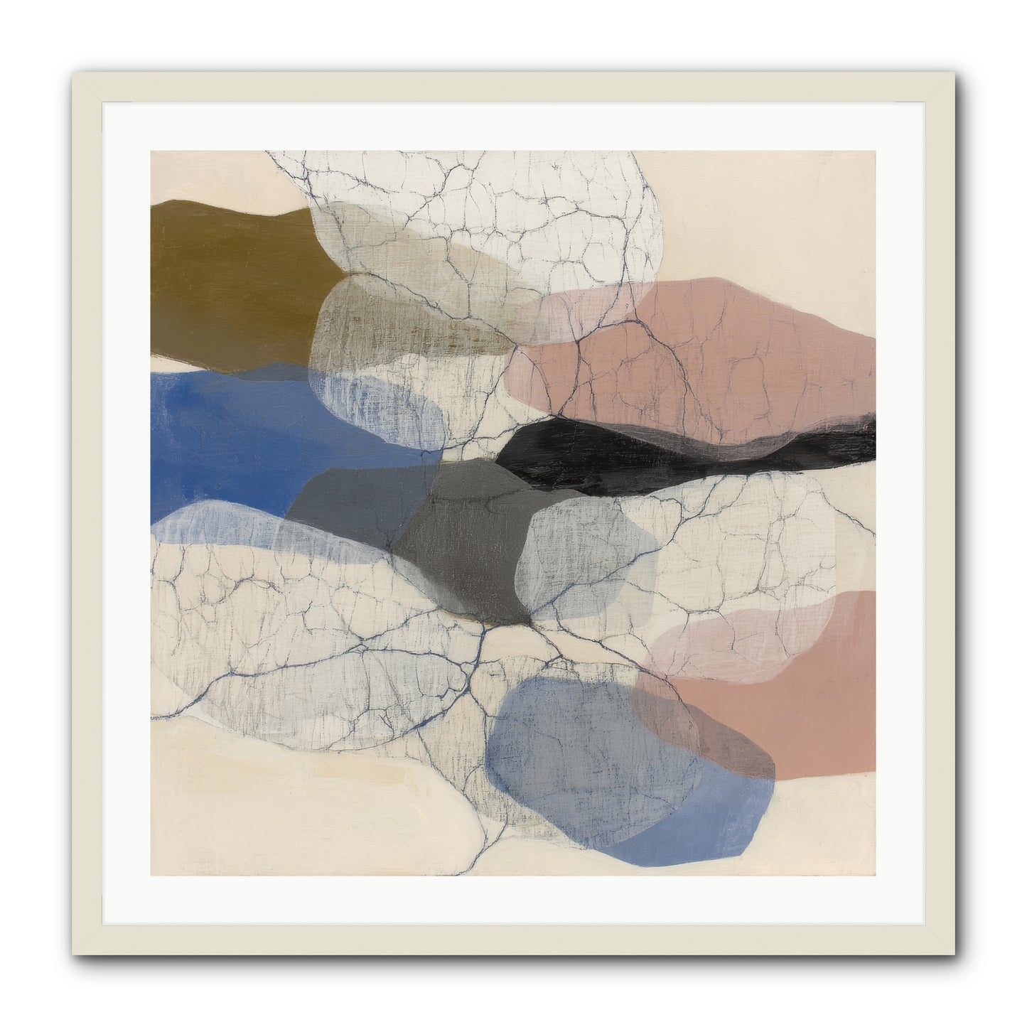 Lucent -- Framed Print - White 30x30