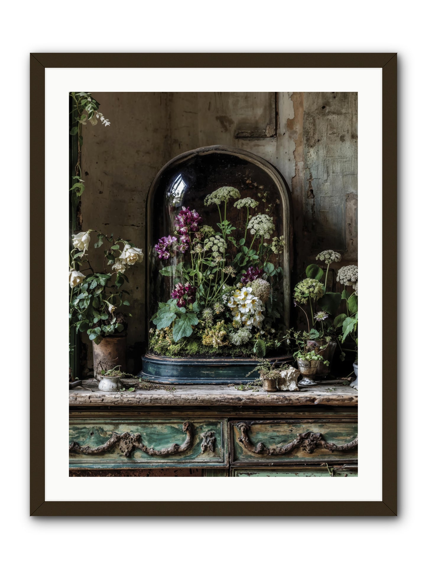 Lucid Dream Conservatory -- Framed Print - Black 24x32