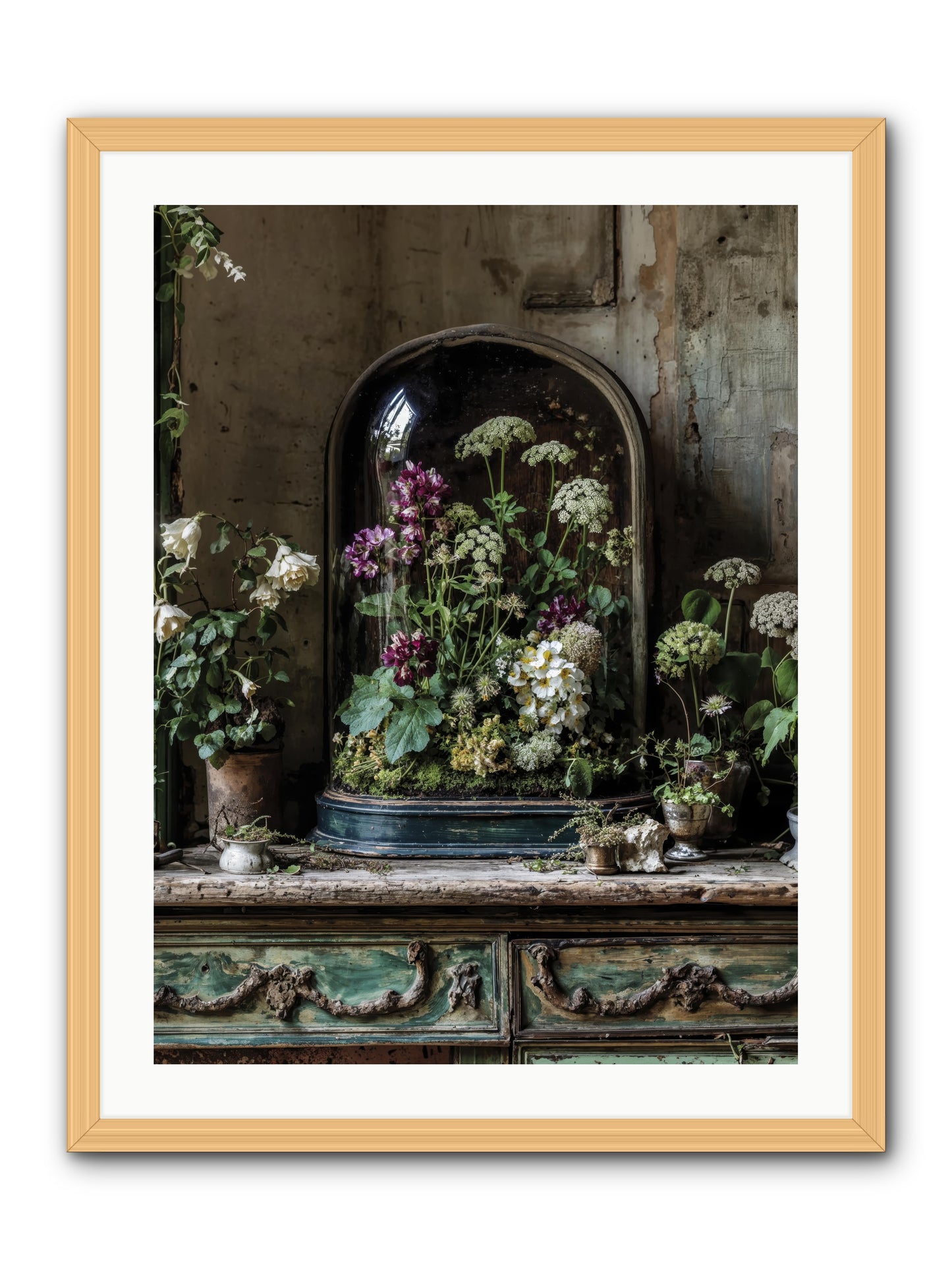 Lucid Dream Conservatory -- Framed Print - Natural 24x32