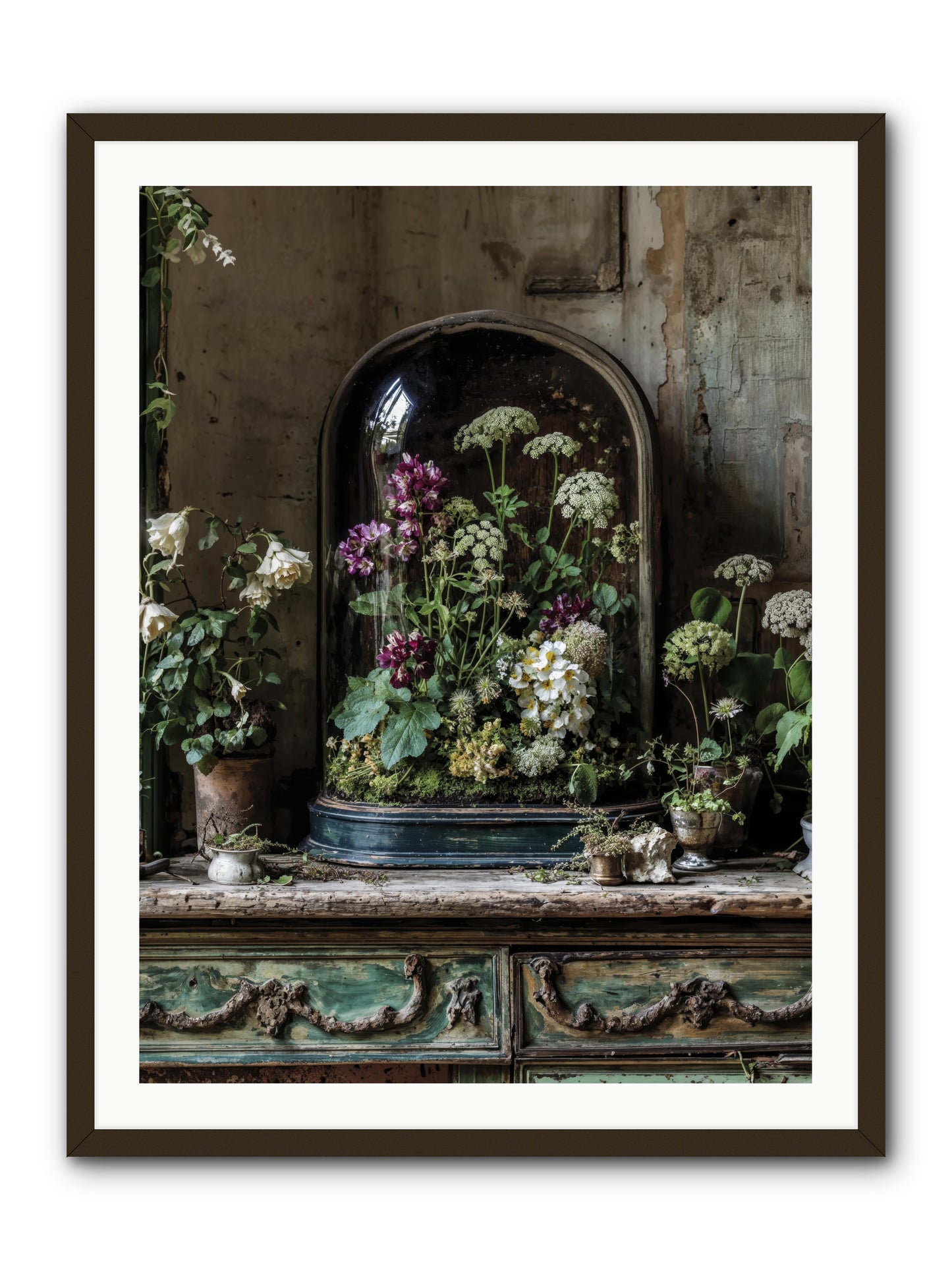 Lucid Dream Conservatory -- Framed Print - Black 30x40