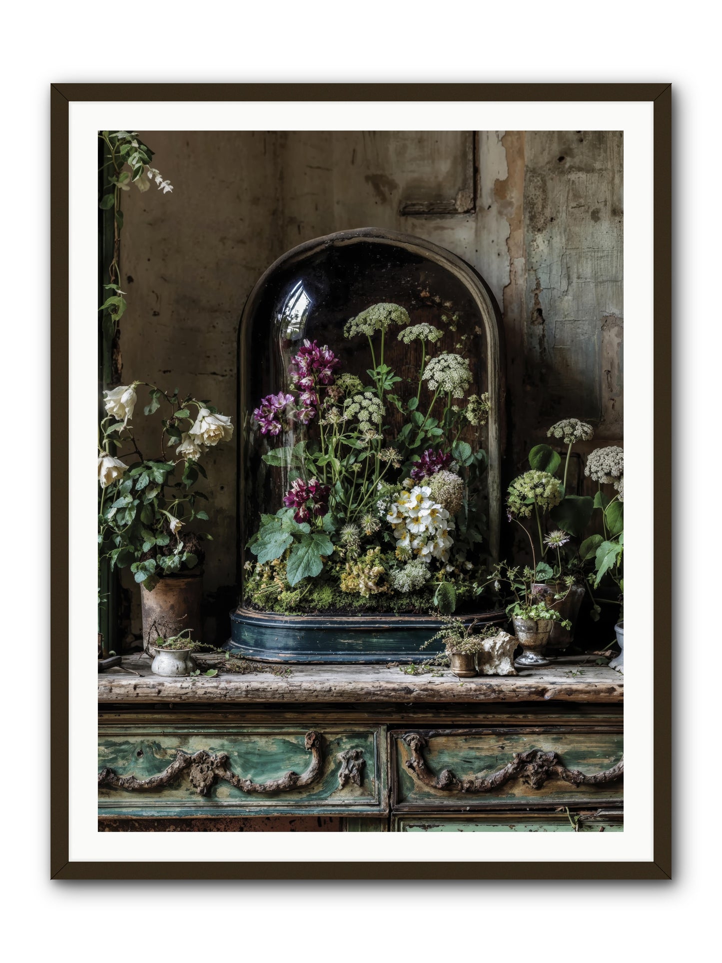 Lucid Dream Conservatory -- Framed Print - Black 36x48